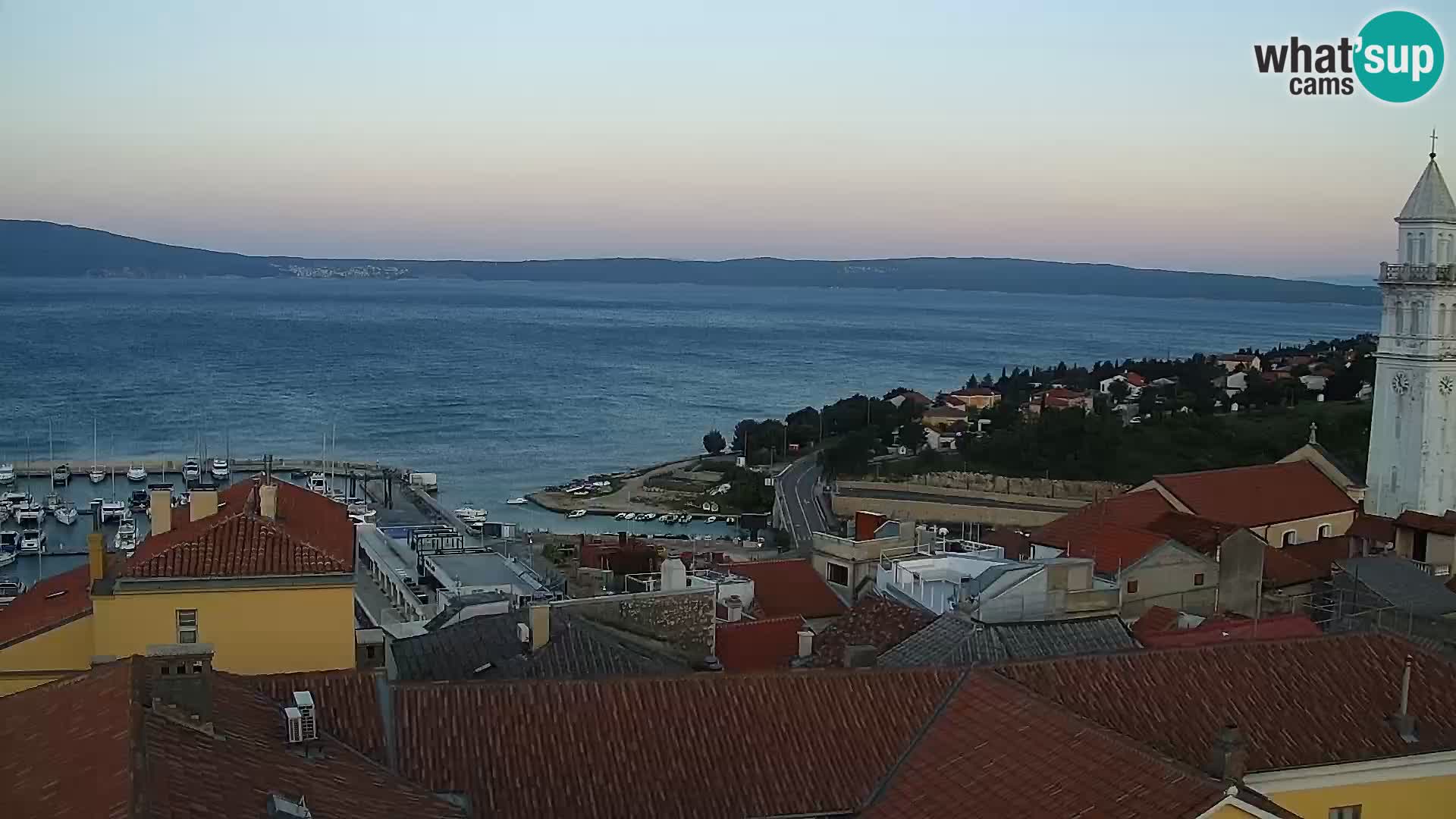 Panoramic webcam Novi Vinodolski – Dalmatia live