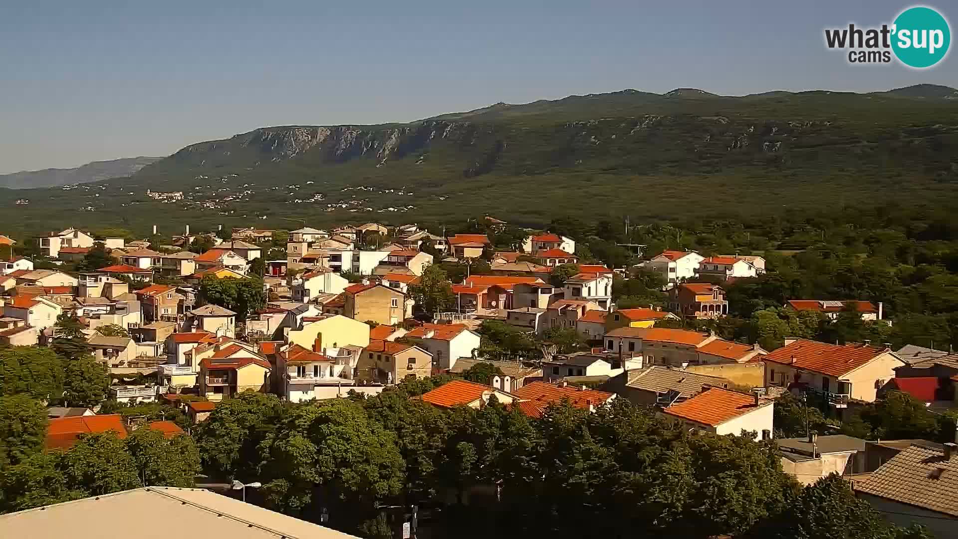 Panoramic Novi Vinodolski livecam Dalmatien