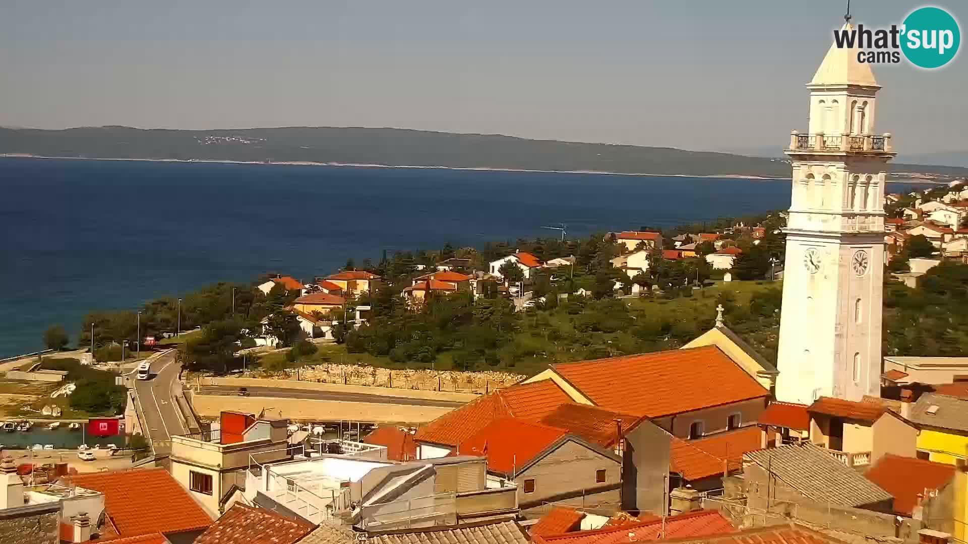 Panoramic webcam Novi Vinodolski – Dalmatia live