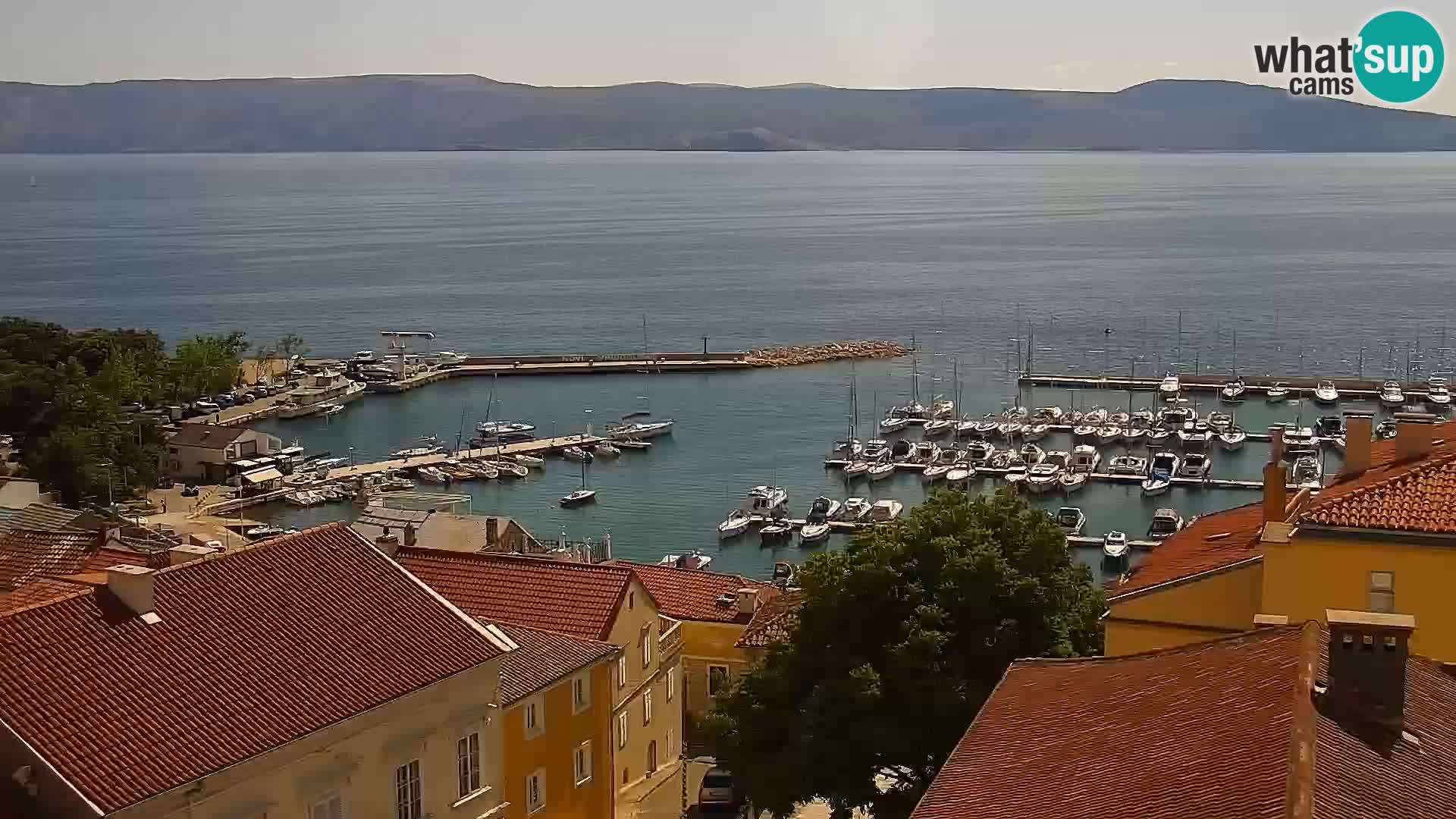 Panoramic webcam Novi Vinodolski – Dalmatia live
