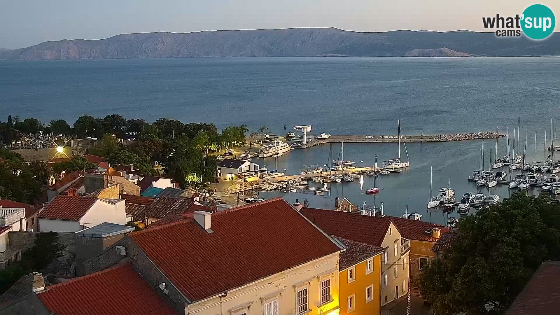 Novi Vinodolski camera en vivo Dalmatia