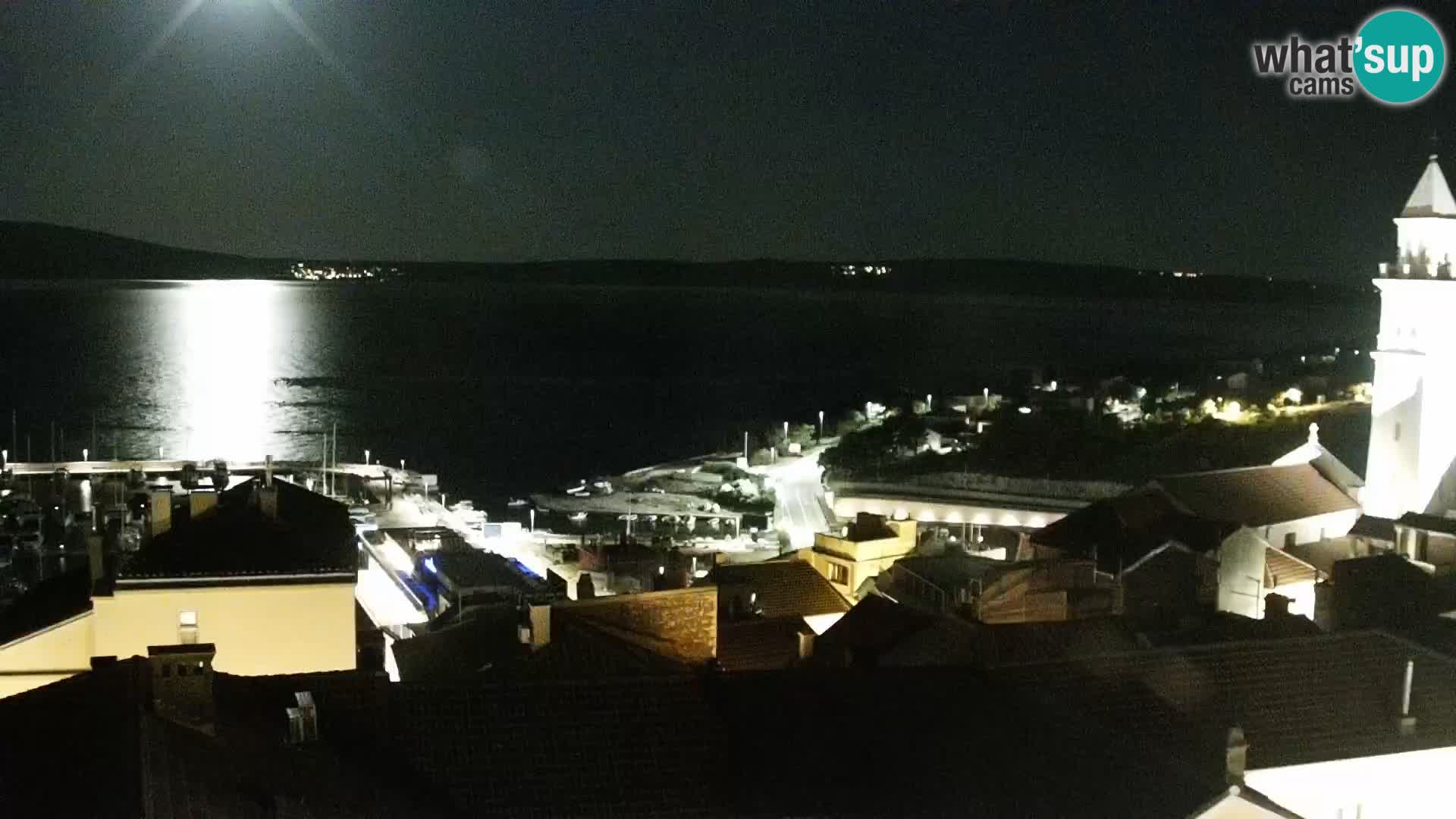 Panoramic Novi Vinodolski livecam Dalmatien