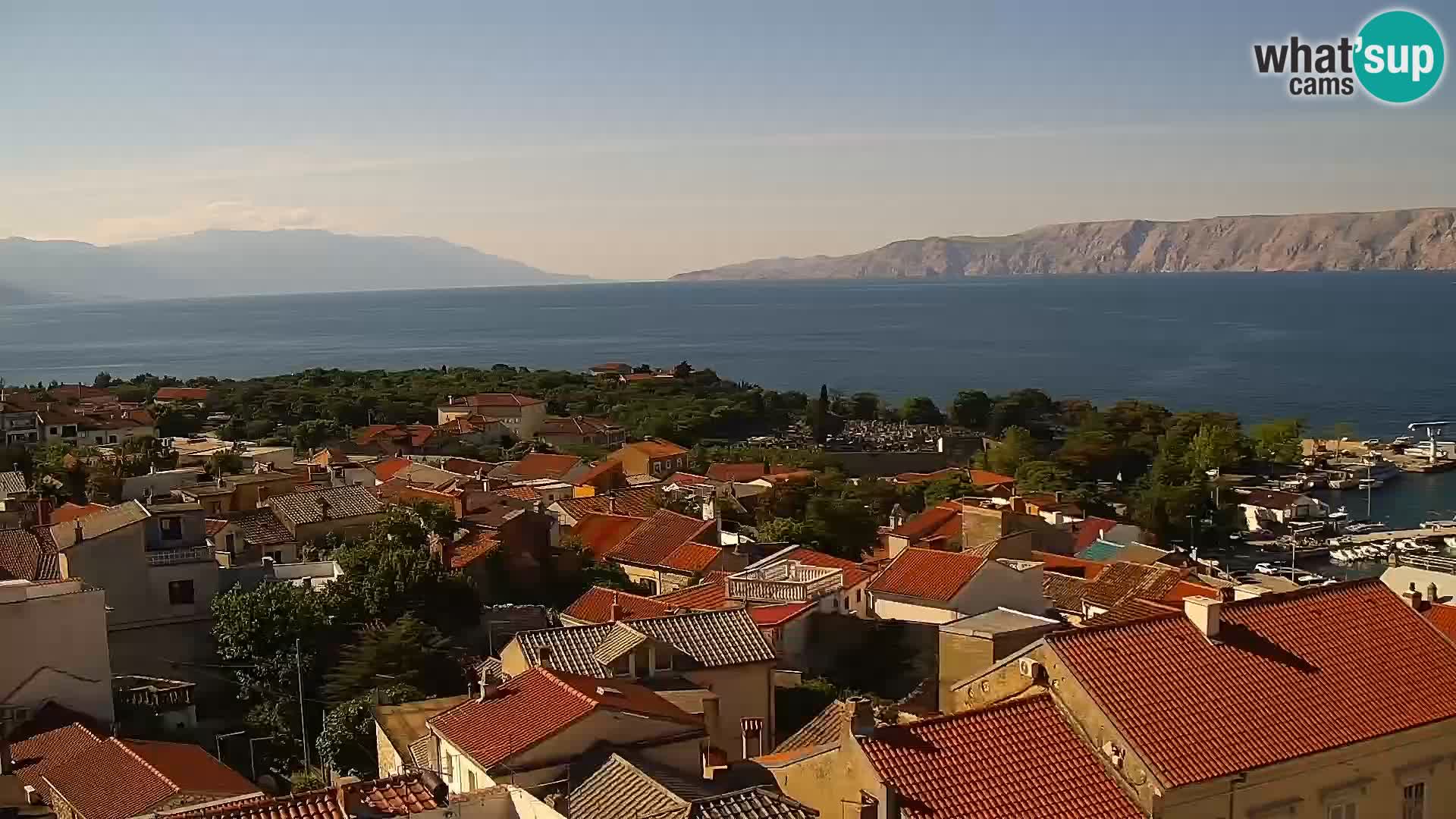 Panoramic webcam Novi Vinodolski – Dalmatia live
