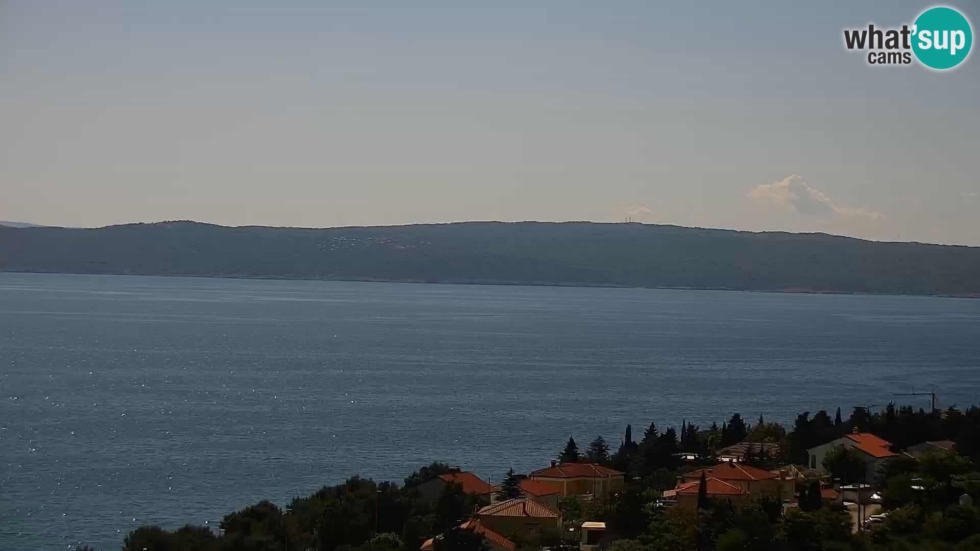 Panorama Novi Vinodolski live cam Dalmatie