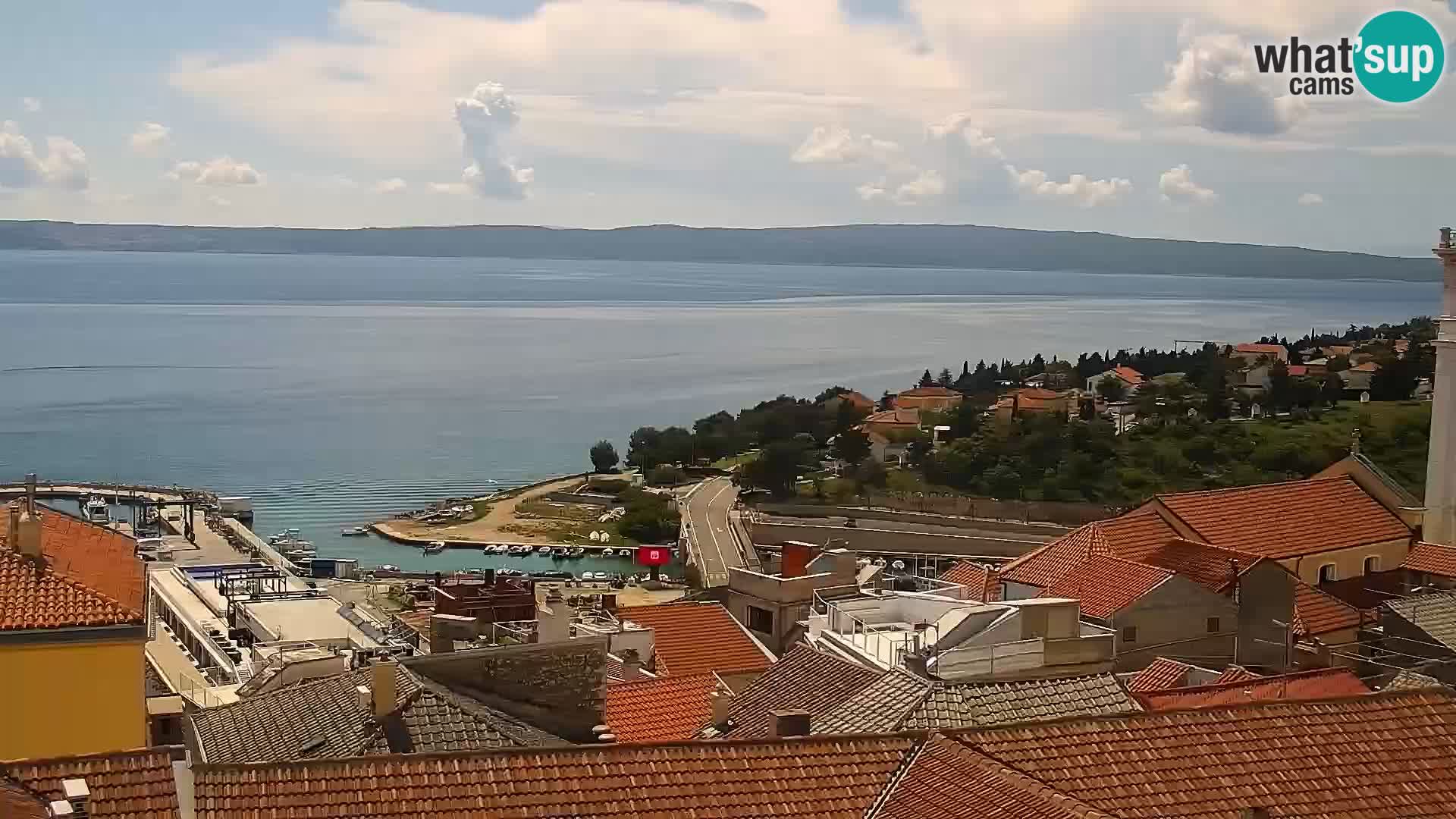 Panoramic webcam Novi Vinodolski – Dalmatia live