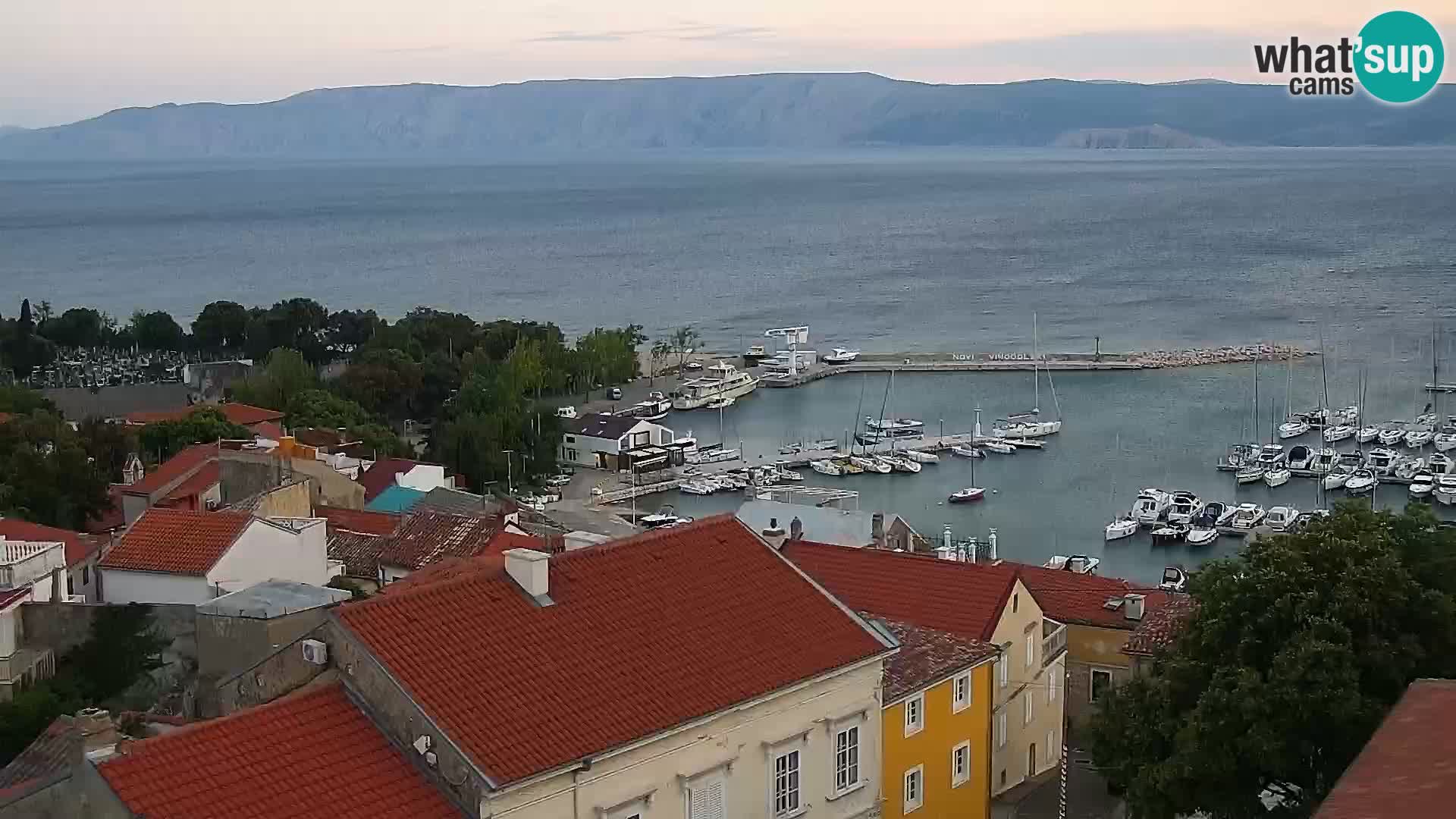 Panoramic webcam Novi Vinodolski – Dalmatia live