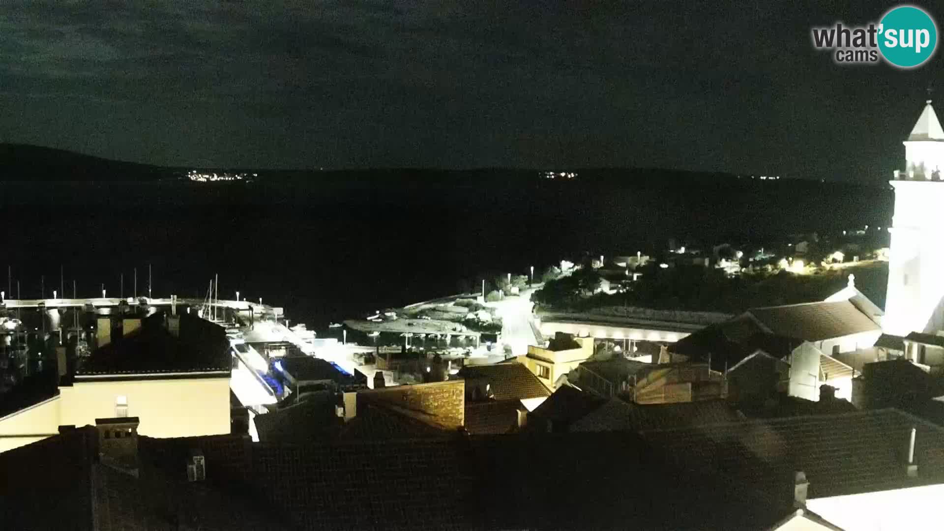 Panorama Novi Vinodolski live cam Dalmatie
