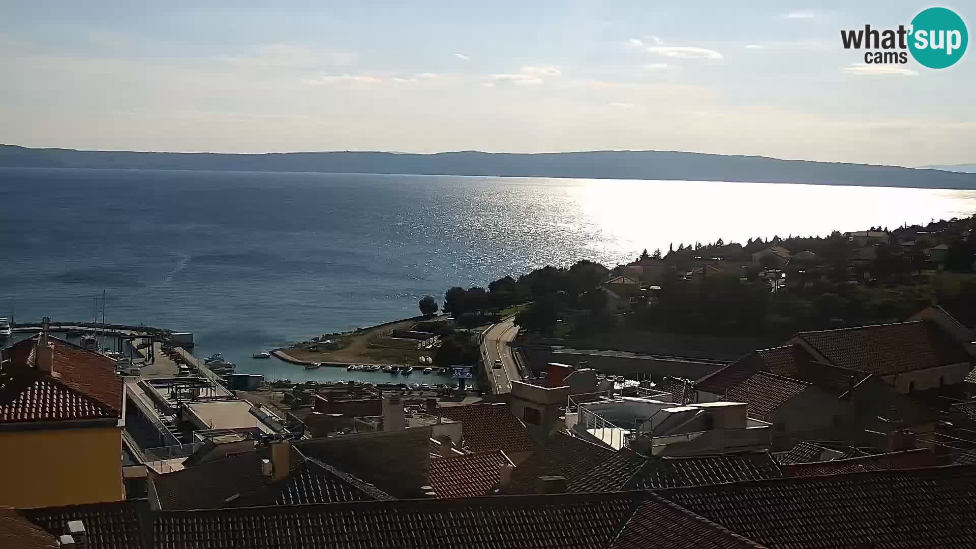 Novi Vinodolski panorama – Dalmacija web kamera