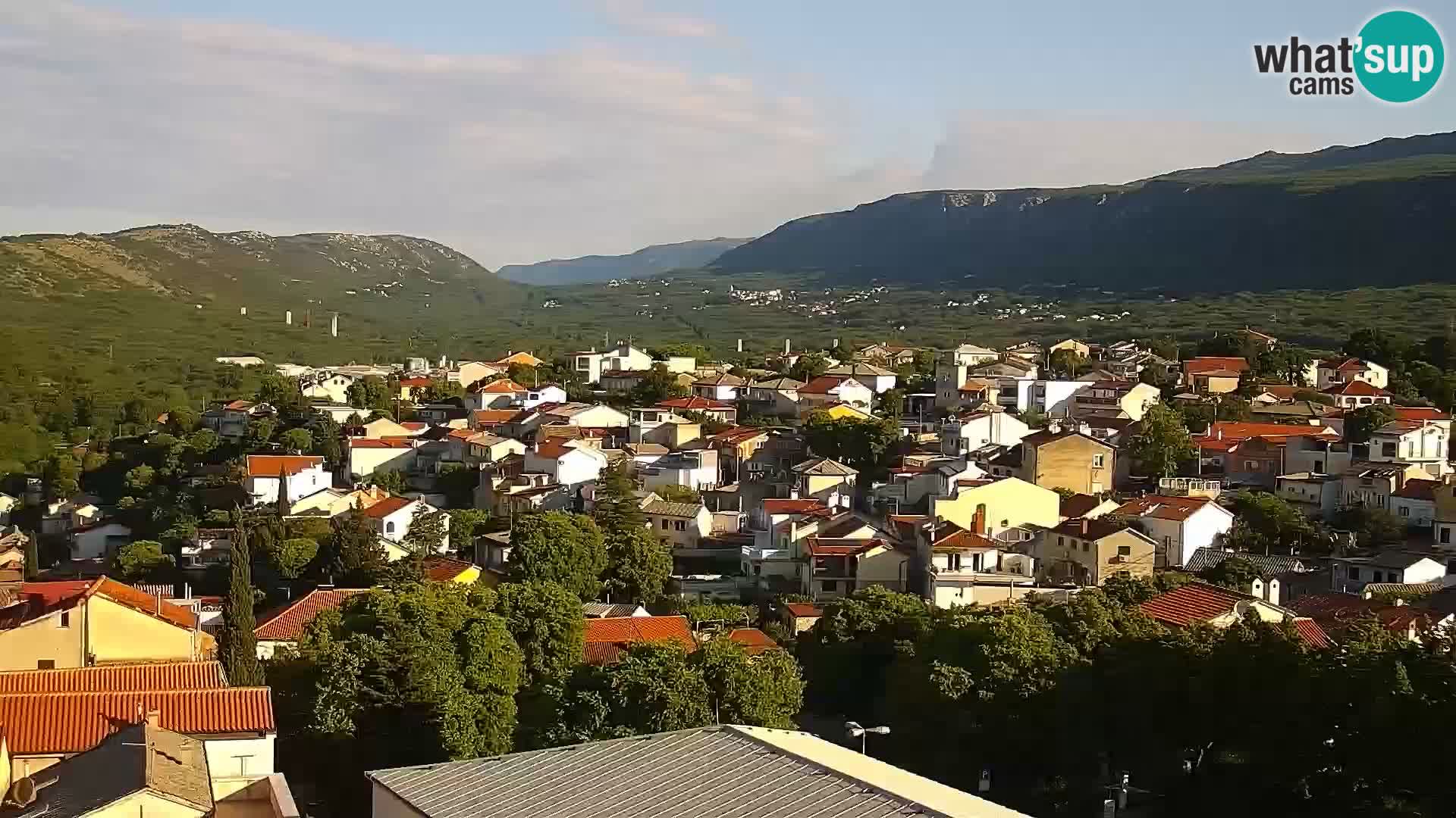Panorama Novi Vinodolski live cam Dalmatie