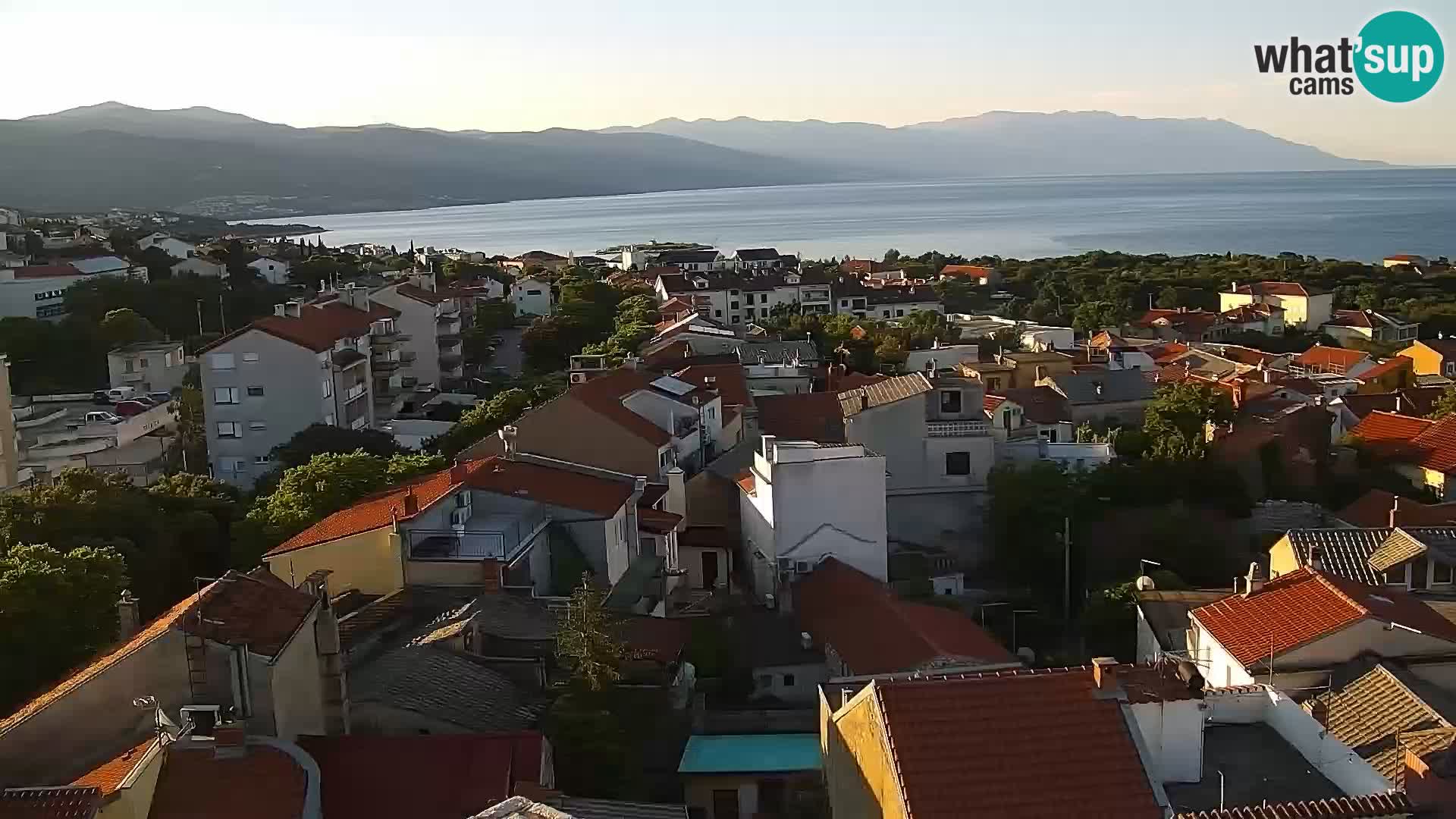 Novi Vinodolski panorama – Dalmacija web kamera