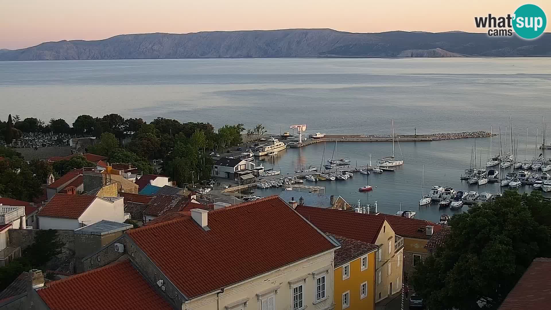 Novi Vinodolski camera en vivo Dalmatia