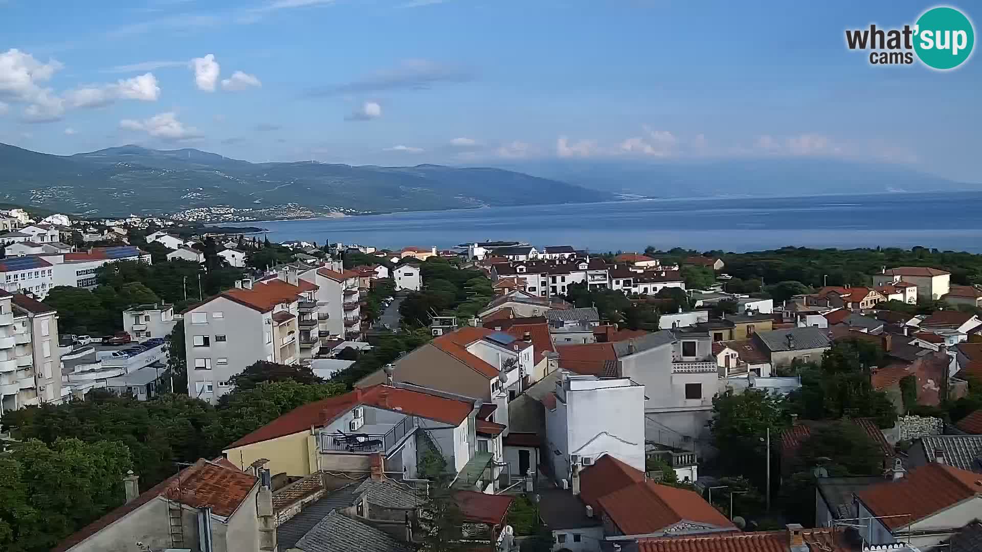 Panoramic webcam Novi Vinodolski – Dalmatia live
