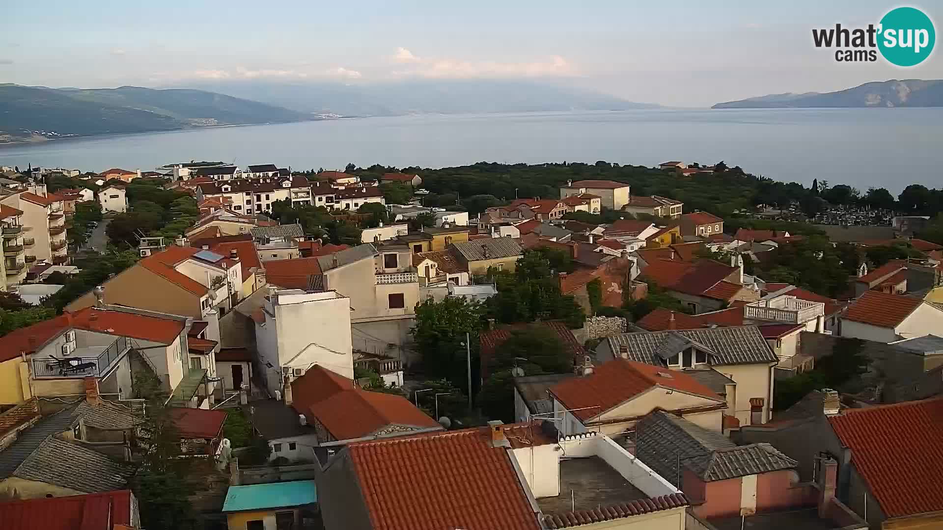 Novi Vinodolski panorama – Dalmacija web kamera
