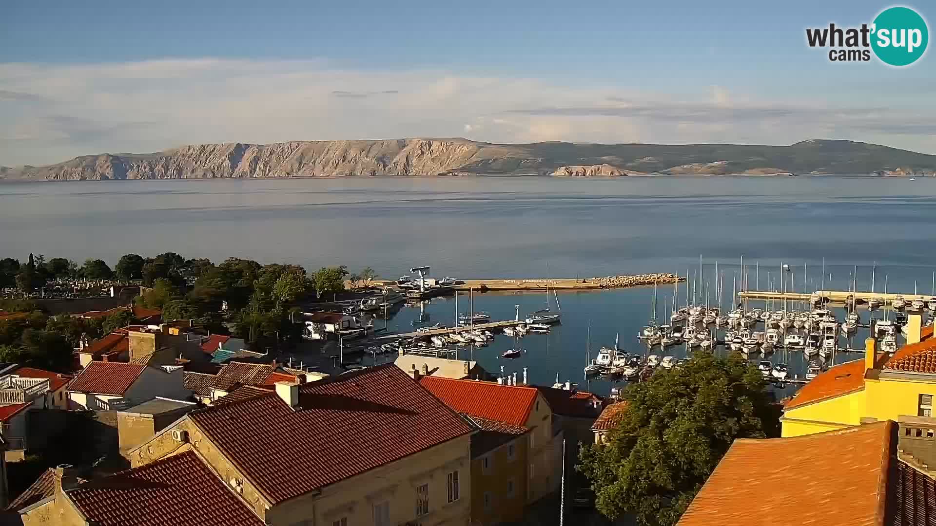 Webcam panoramica Novi Vinodolski – Dalmazia livecam