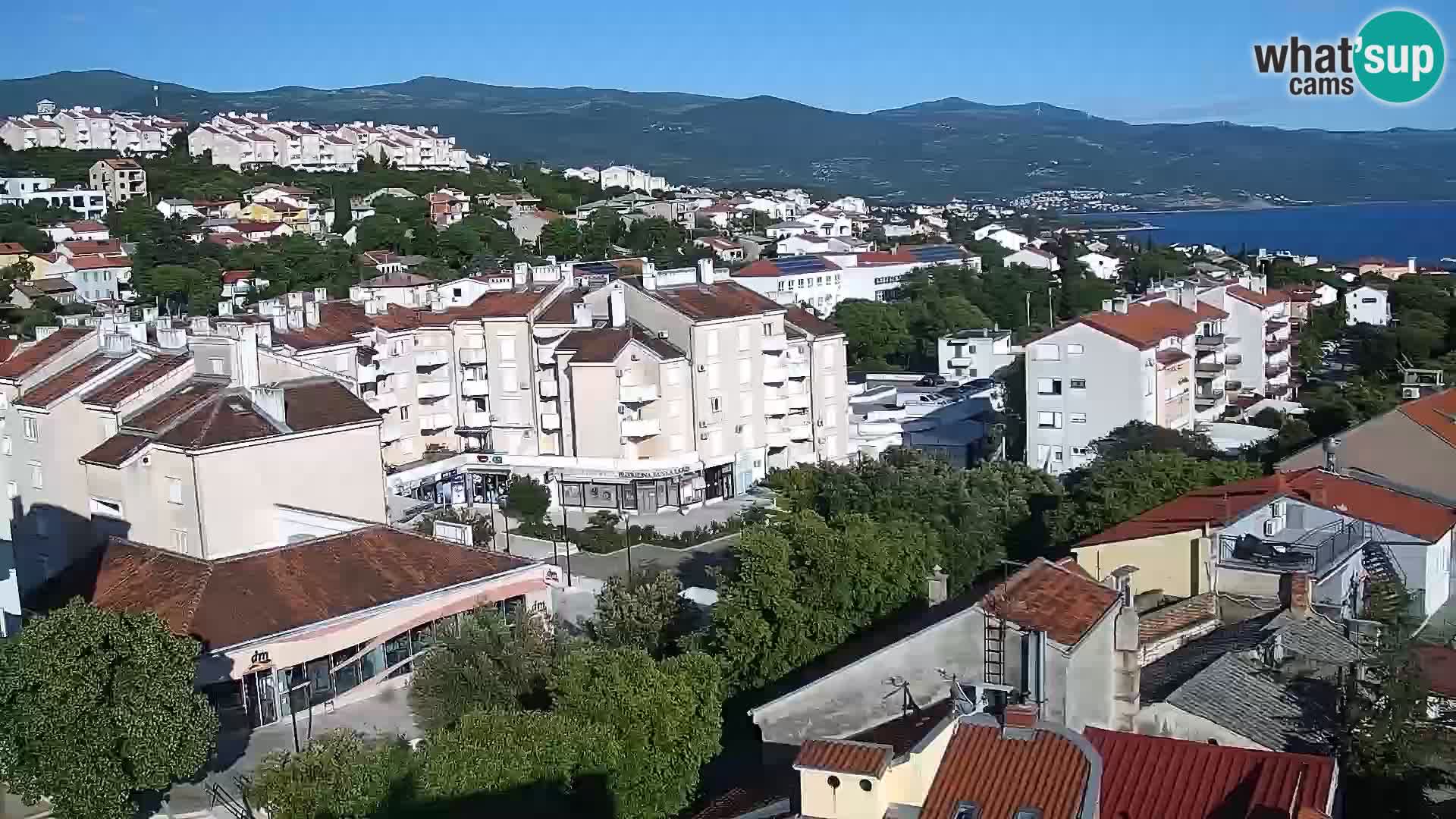 Novi Vinodolski panorama – Dalmacija web kamera
