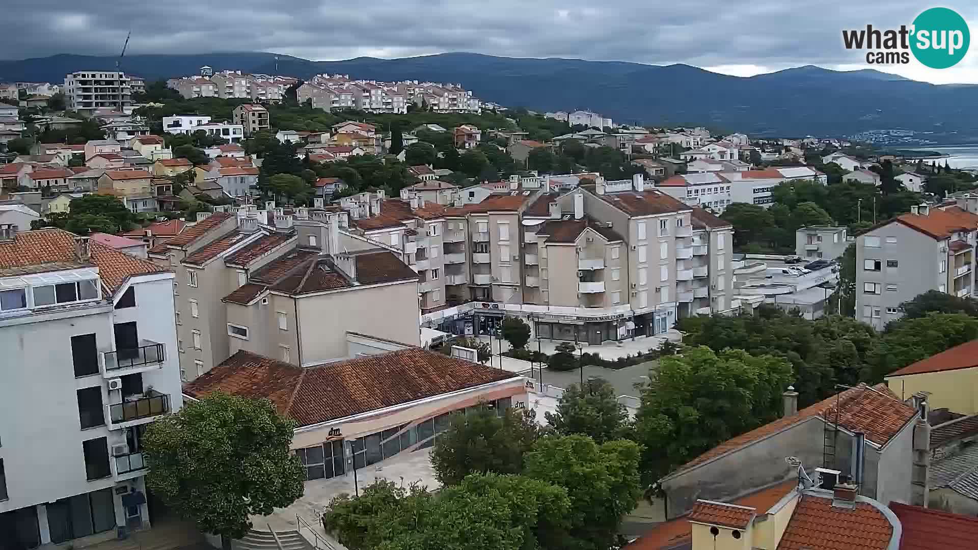 Novi Vinodolski panorama – Dalmacija web kamera