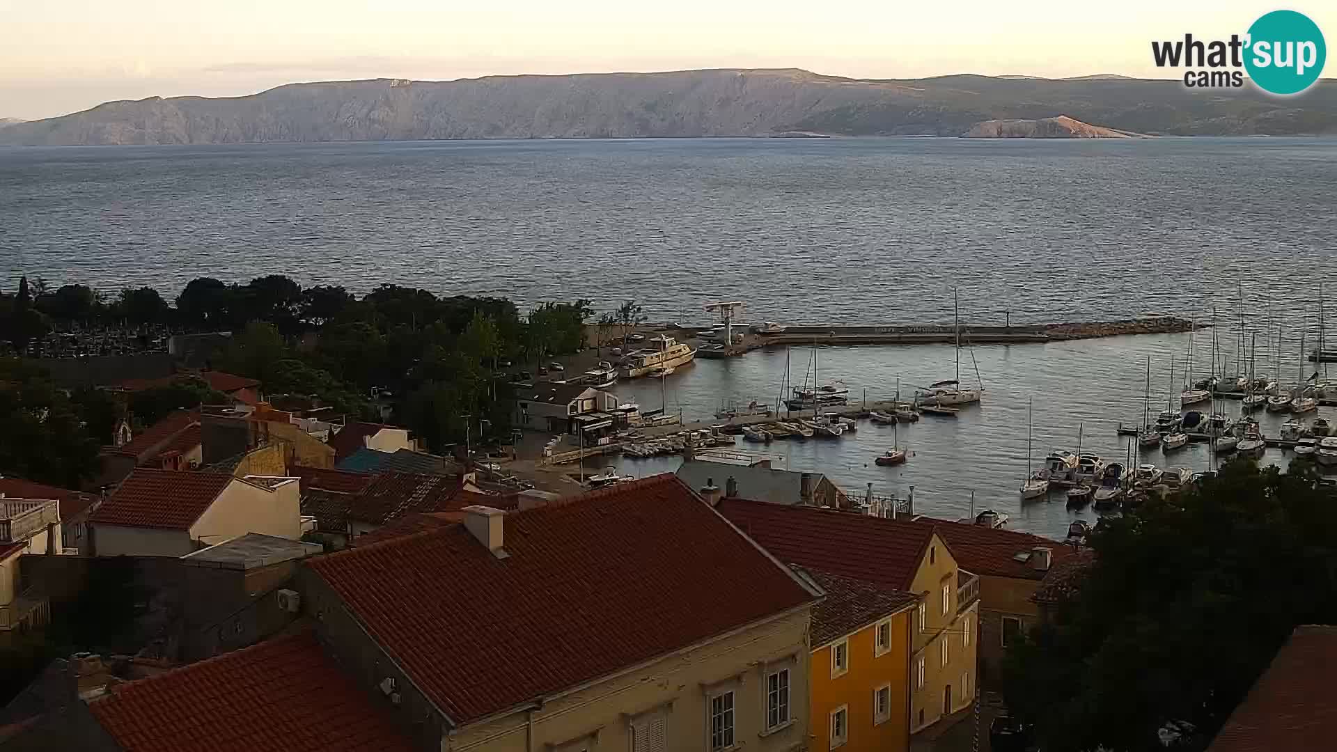 Novi Vinodolski panorama – Dalmacija web kamera