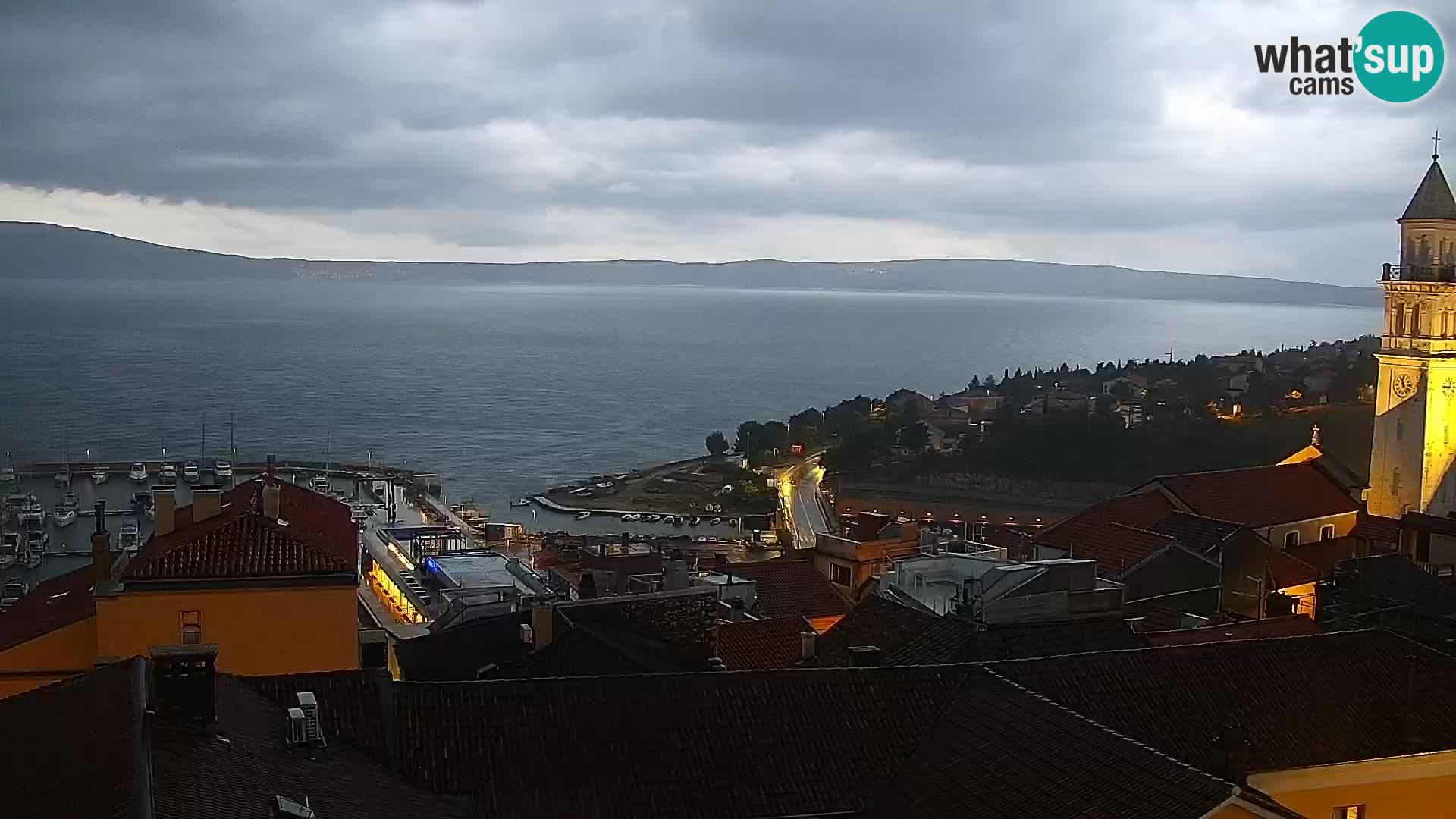Panoramic webcam Novi Vinodolski – Dalmatia live