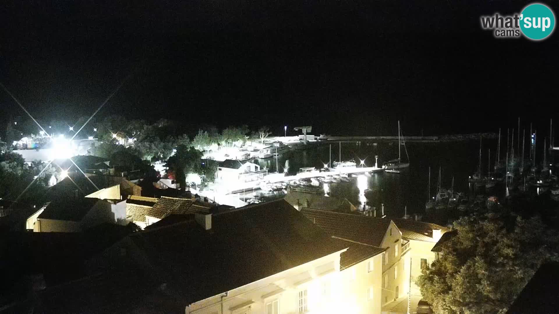 Panoramska spletna kamera Novi Vinodolski – Dalmacija v živo