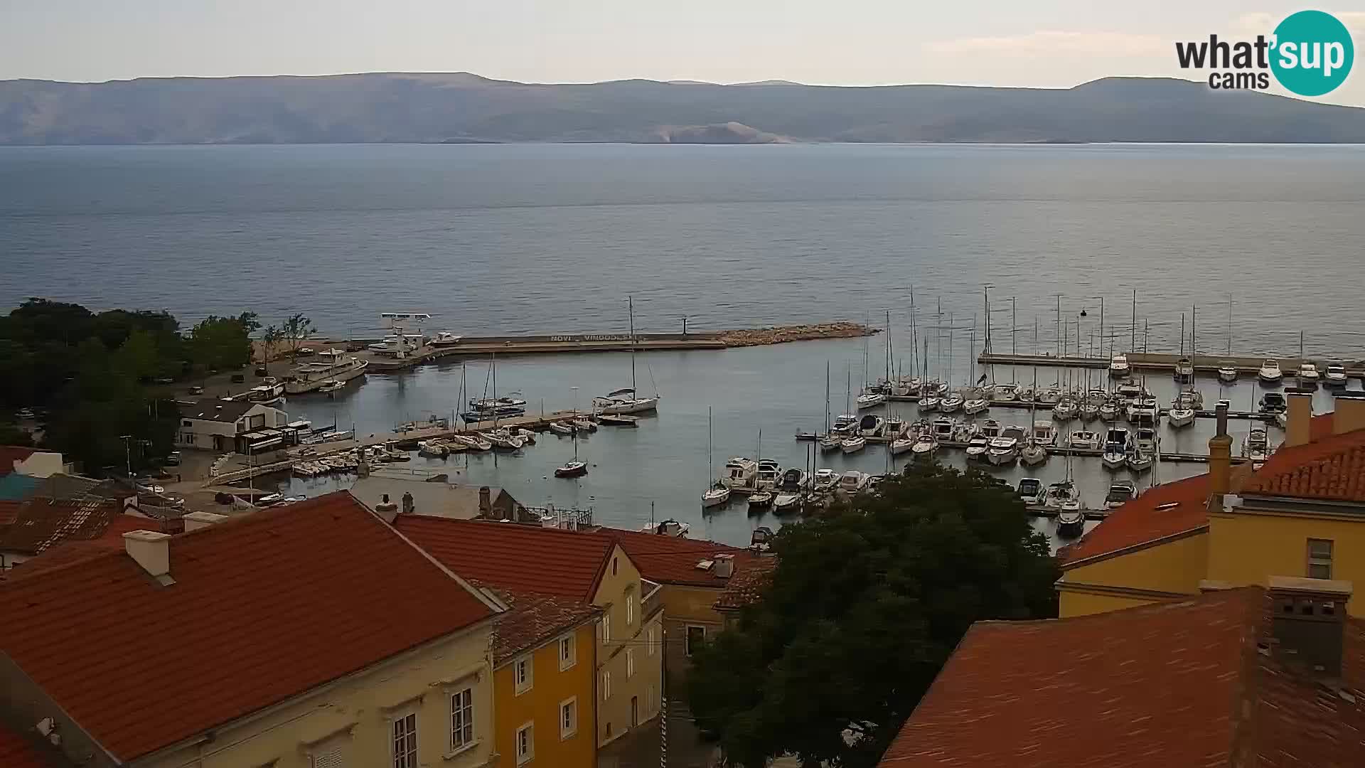 Panoramic Novi Vinodolski livecam Dalmatien