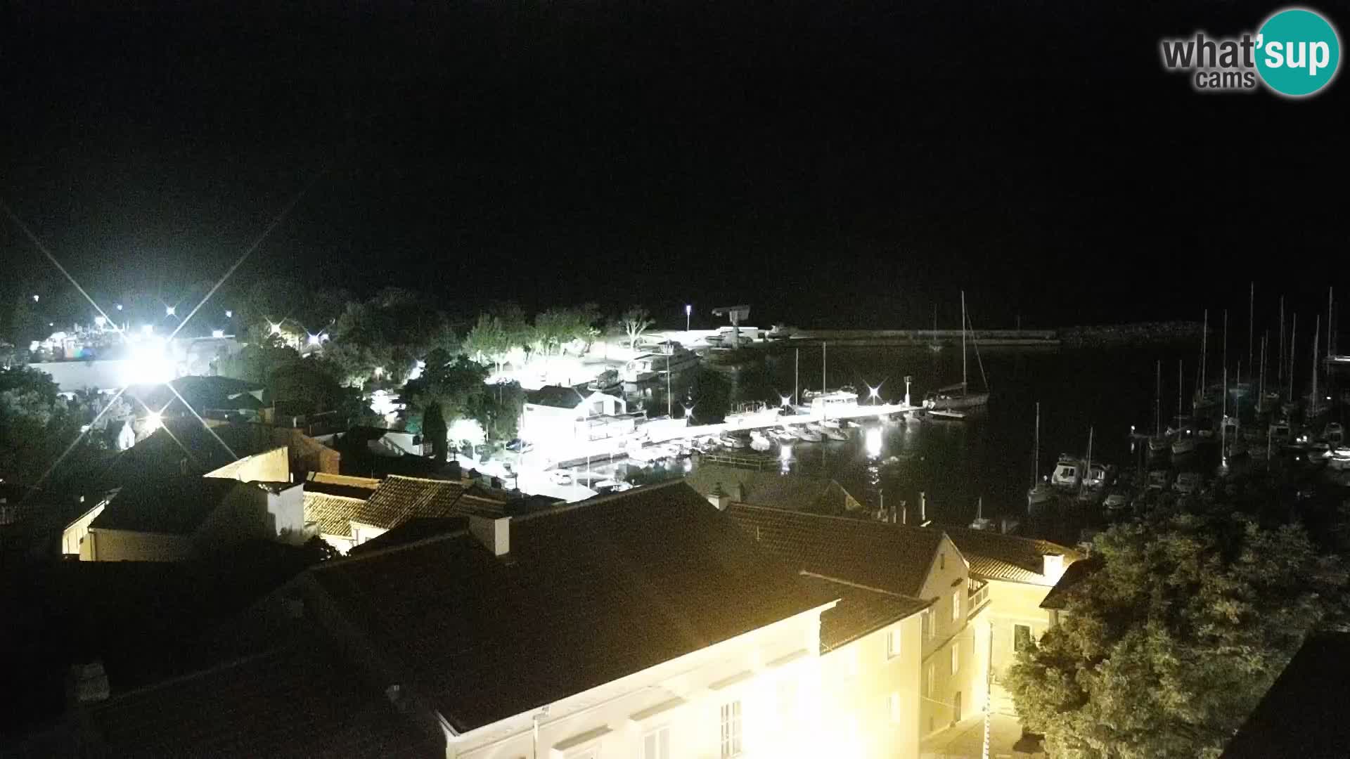 Panoramska spletna kamera Novi Vinodolski – Dalmacija v živo
