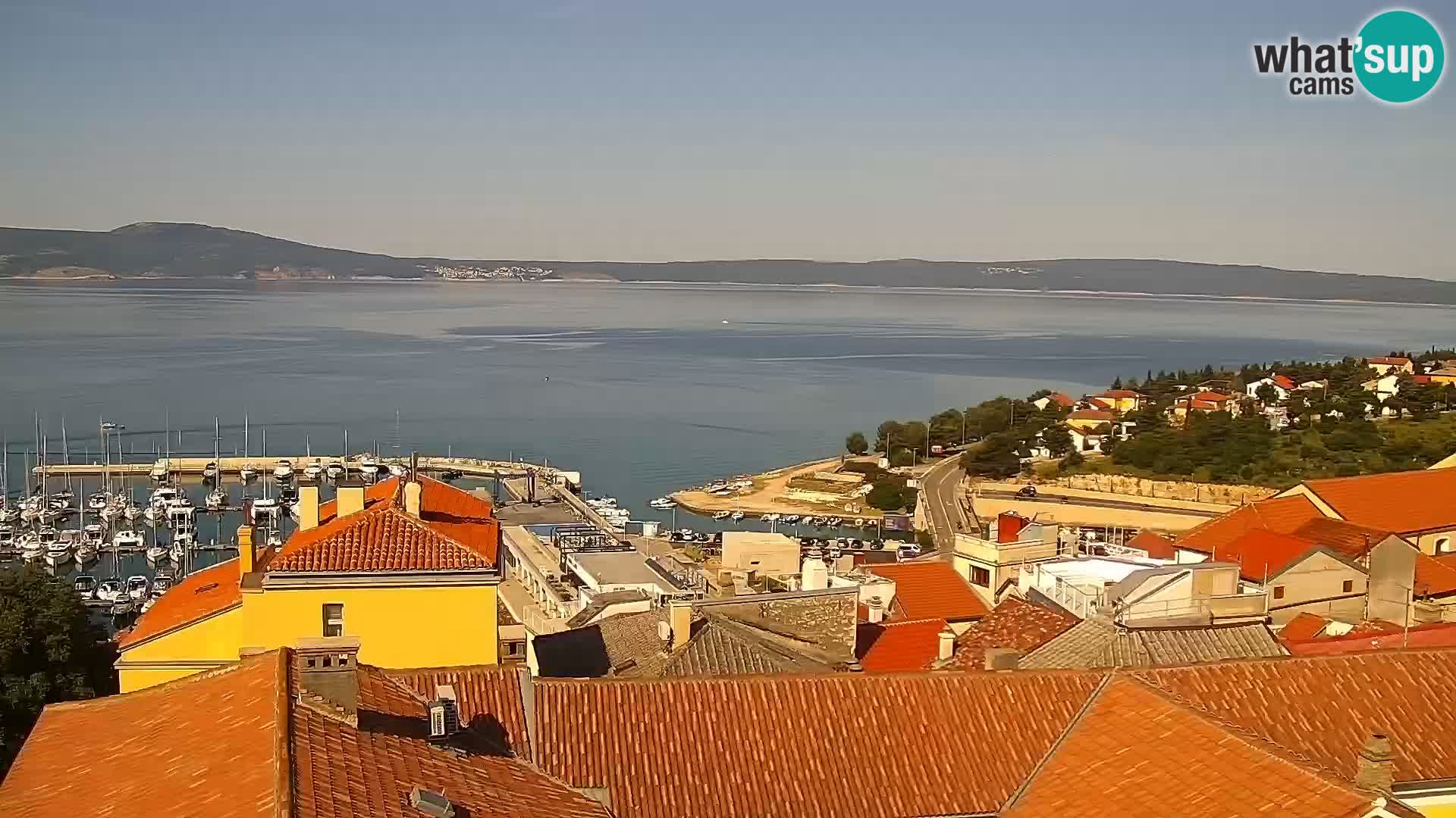Panoramic webcam Novi Vinodolski – Dalmatia live