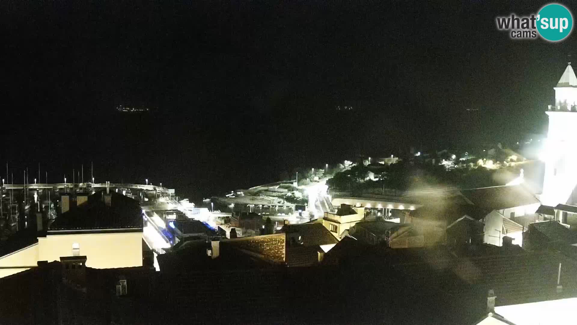 Novi Vinodolski panorama – Dalmacija web kamera