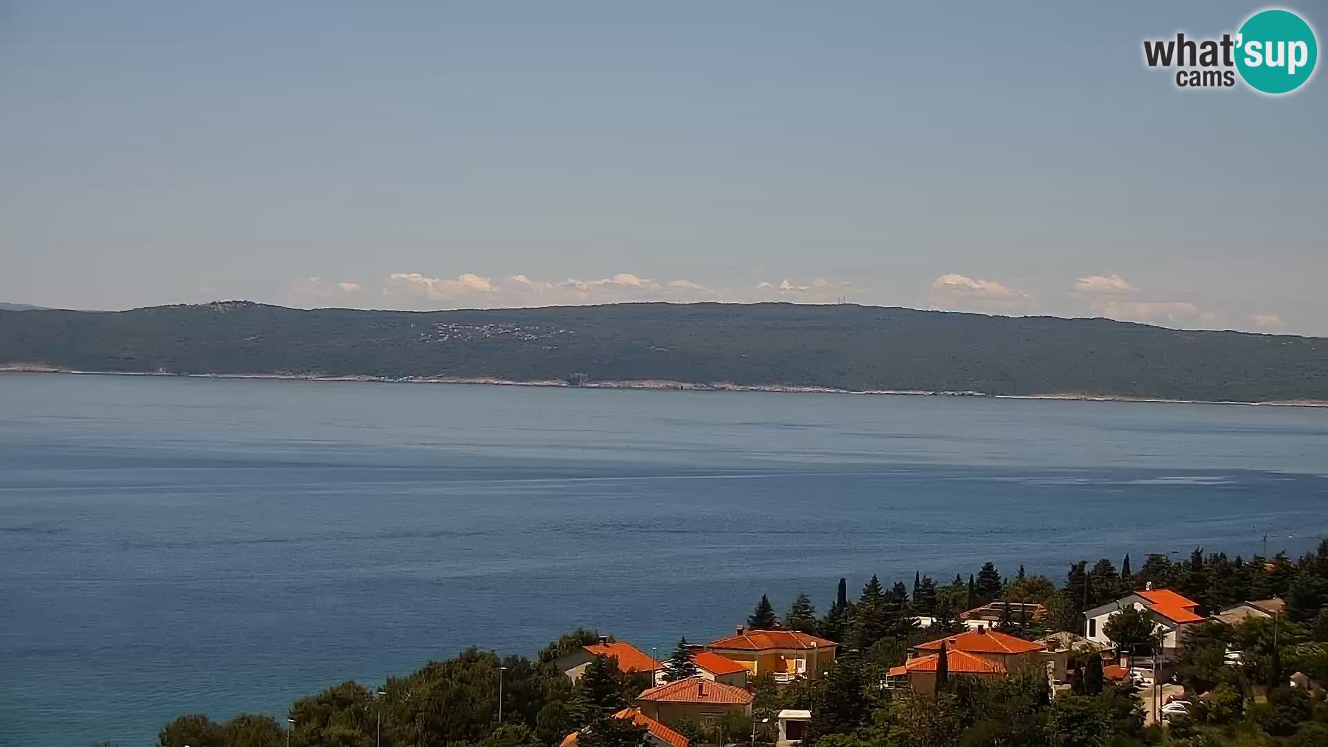 Panorama Novi Vinodolski live cam Dalmatie