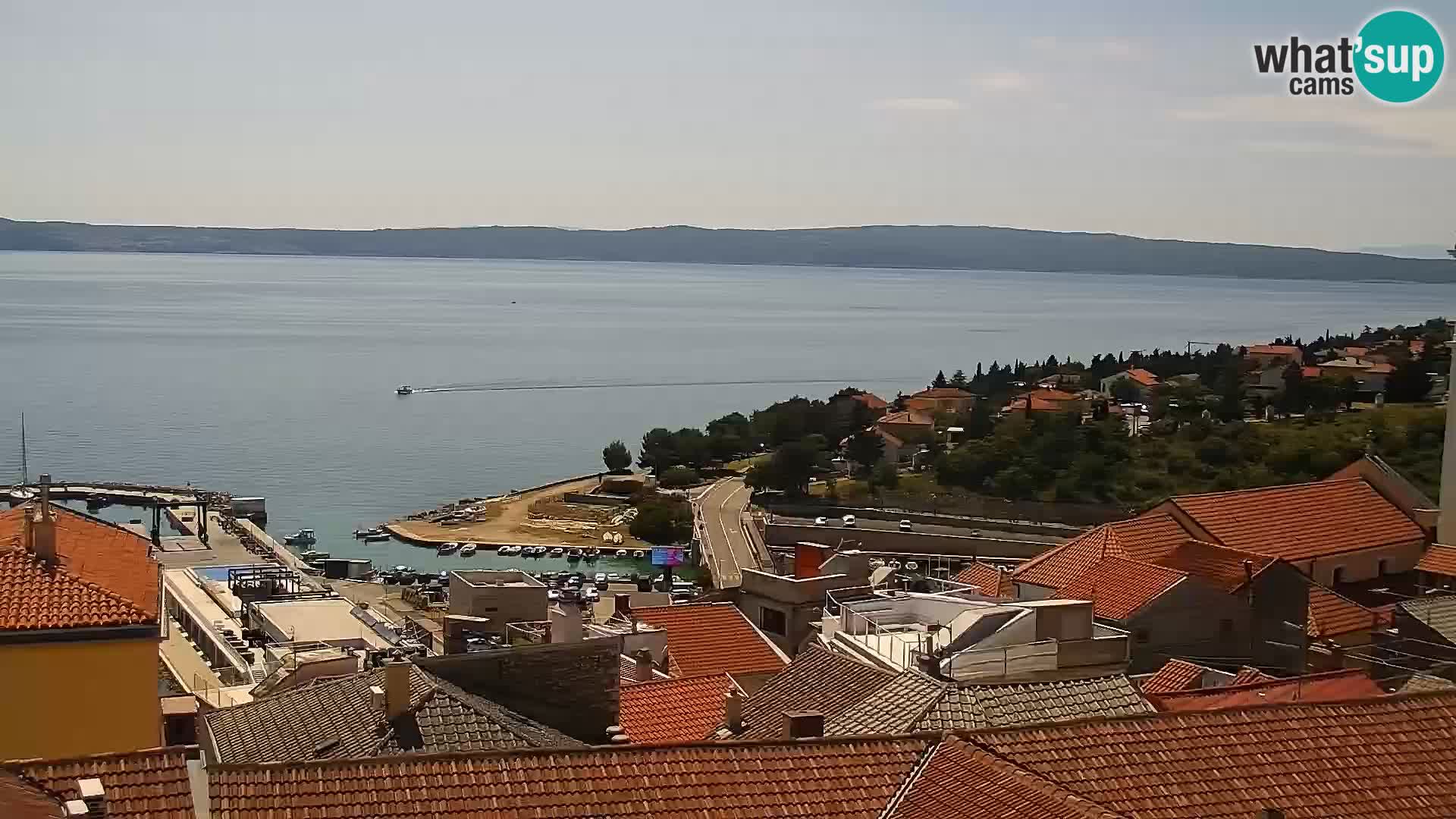 Panoramic webcam Novi Vinodolski – Dalmatia live