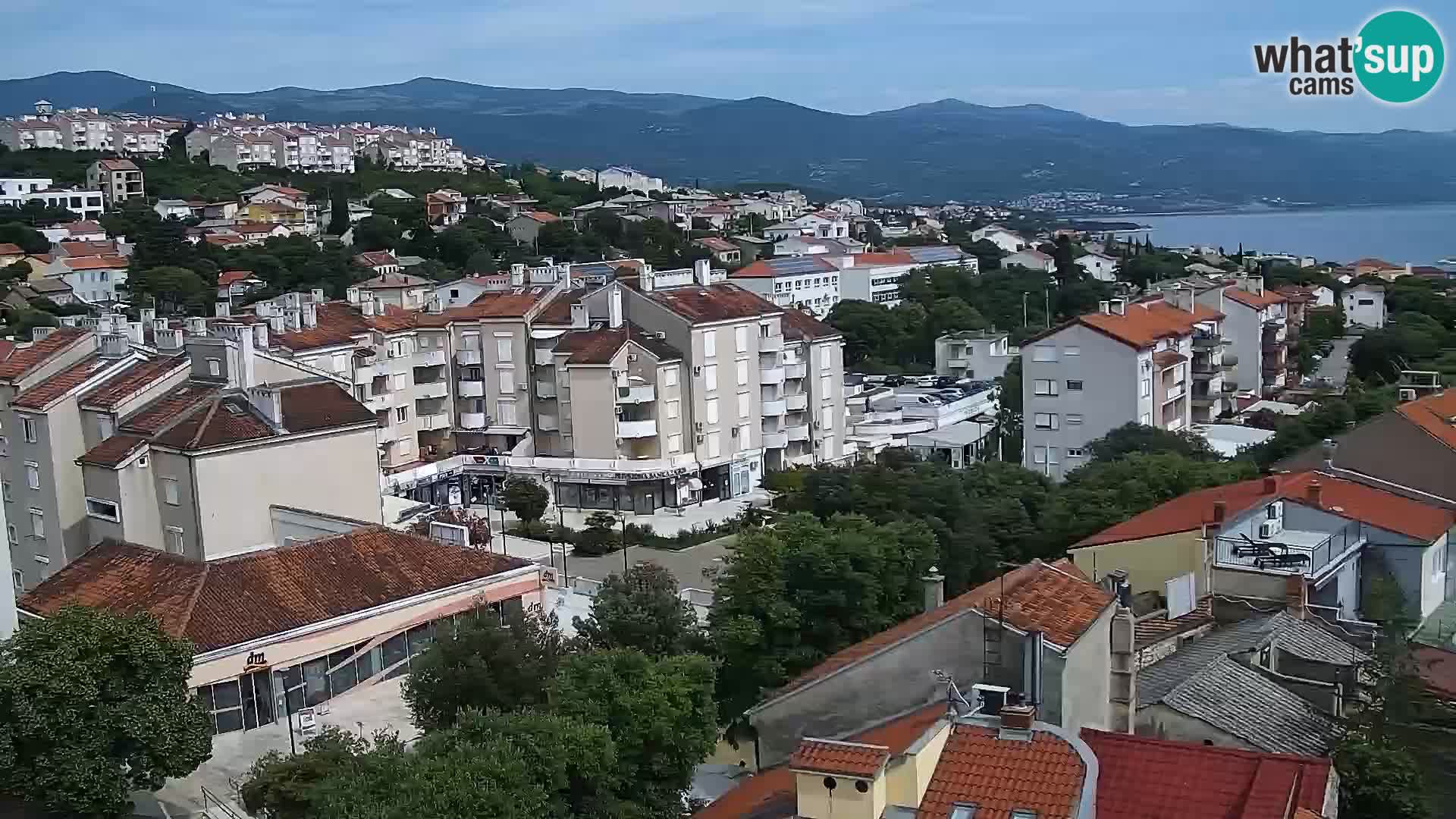 Novi Vinodolski panorama – Dalmacija web kamera