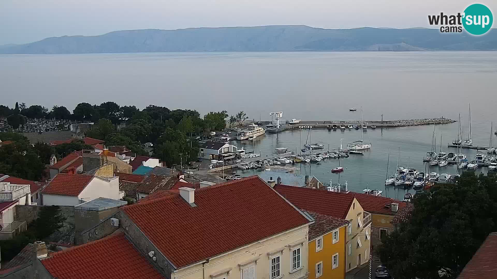 Panoramic webcam Novi Vinodolski – Dalmatia live
