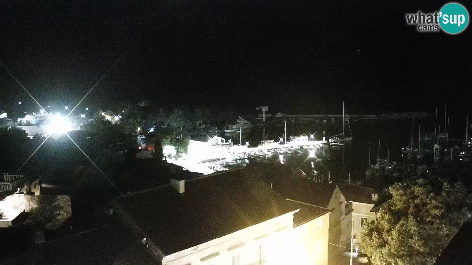 Panoramska spletna kamera Novi Vinodolski – Dalmacija v živo