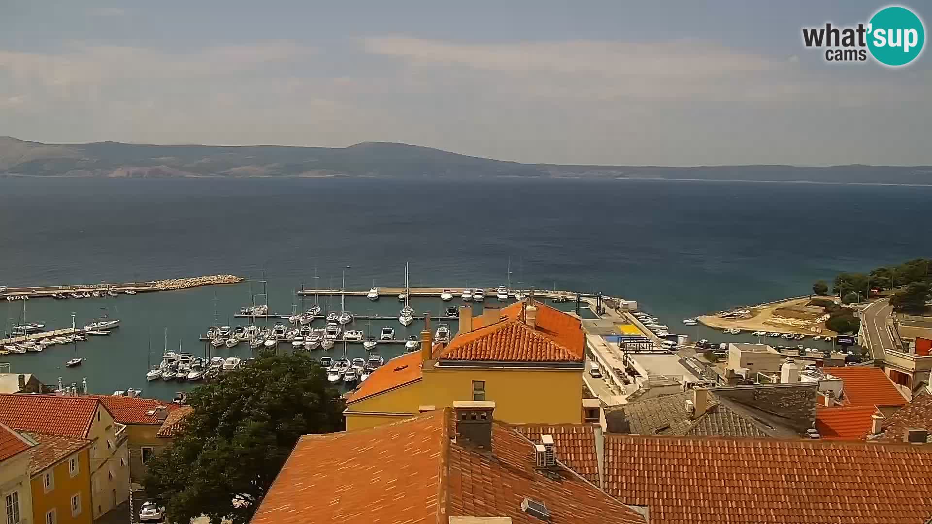 Panoramic Novi Vinodolski livecam Dalmatien