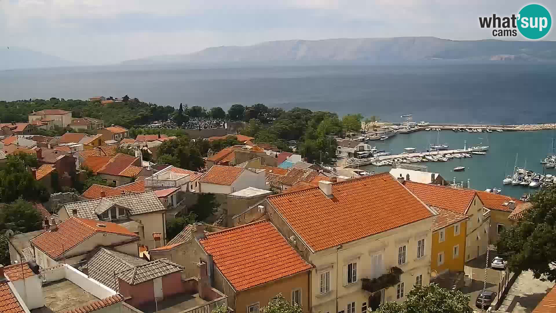 Novi Vinodolski panorama – Dalmacija web kamera