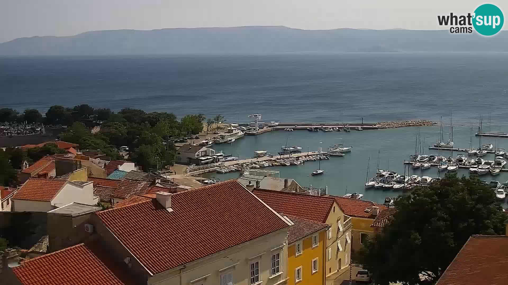 Panoramic webcam Novi Vinodolski – Dalmatia live
