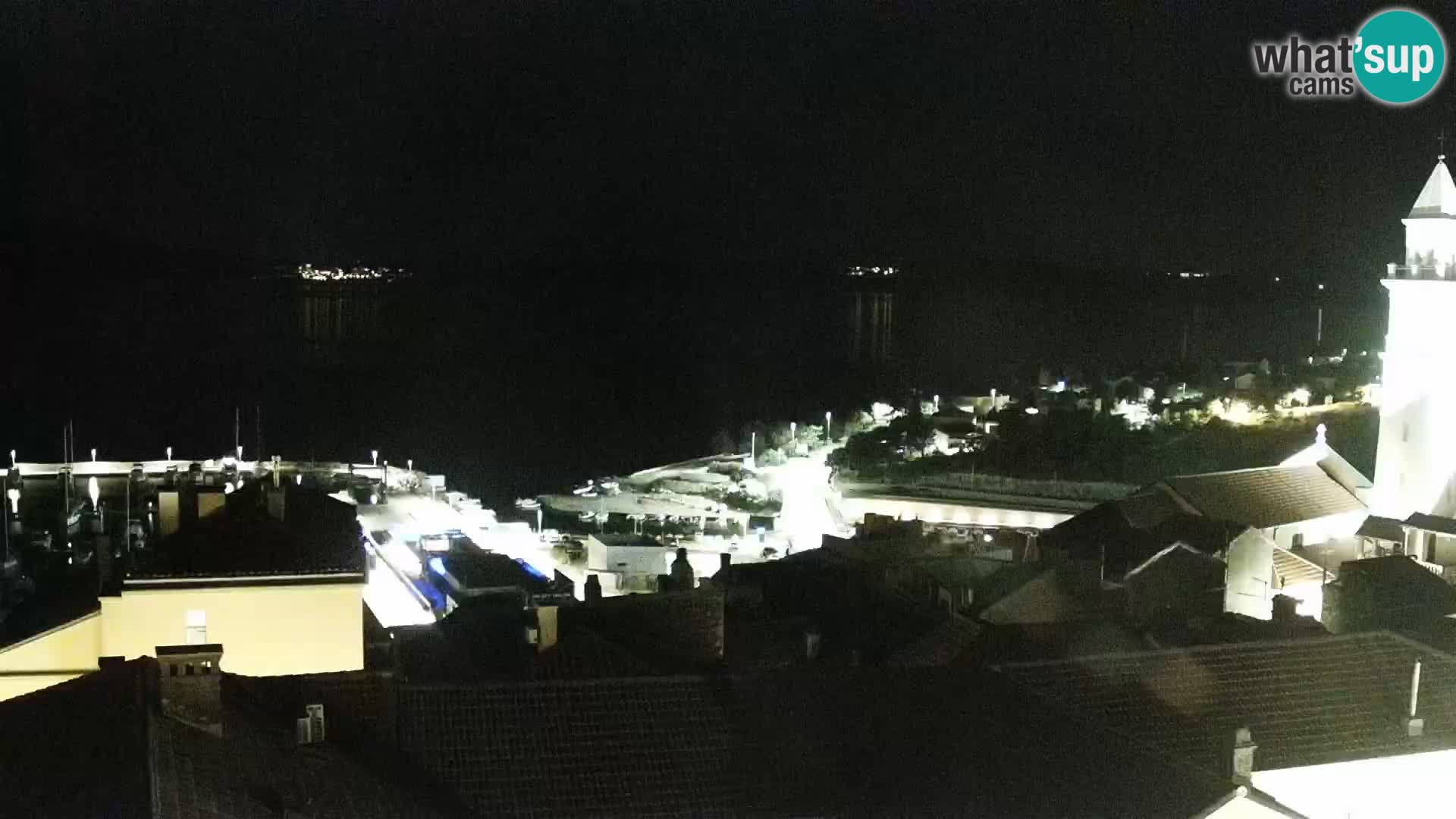 Panoramic Novi Vinodolski livecam Dalmatien