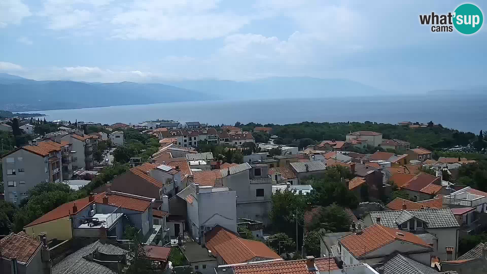 Panoramic Novi Vinodolski livecam Dalmatien
