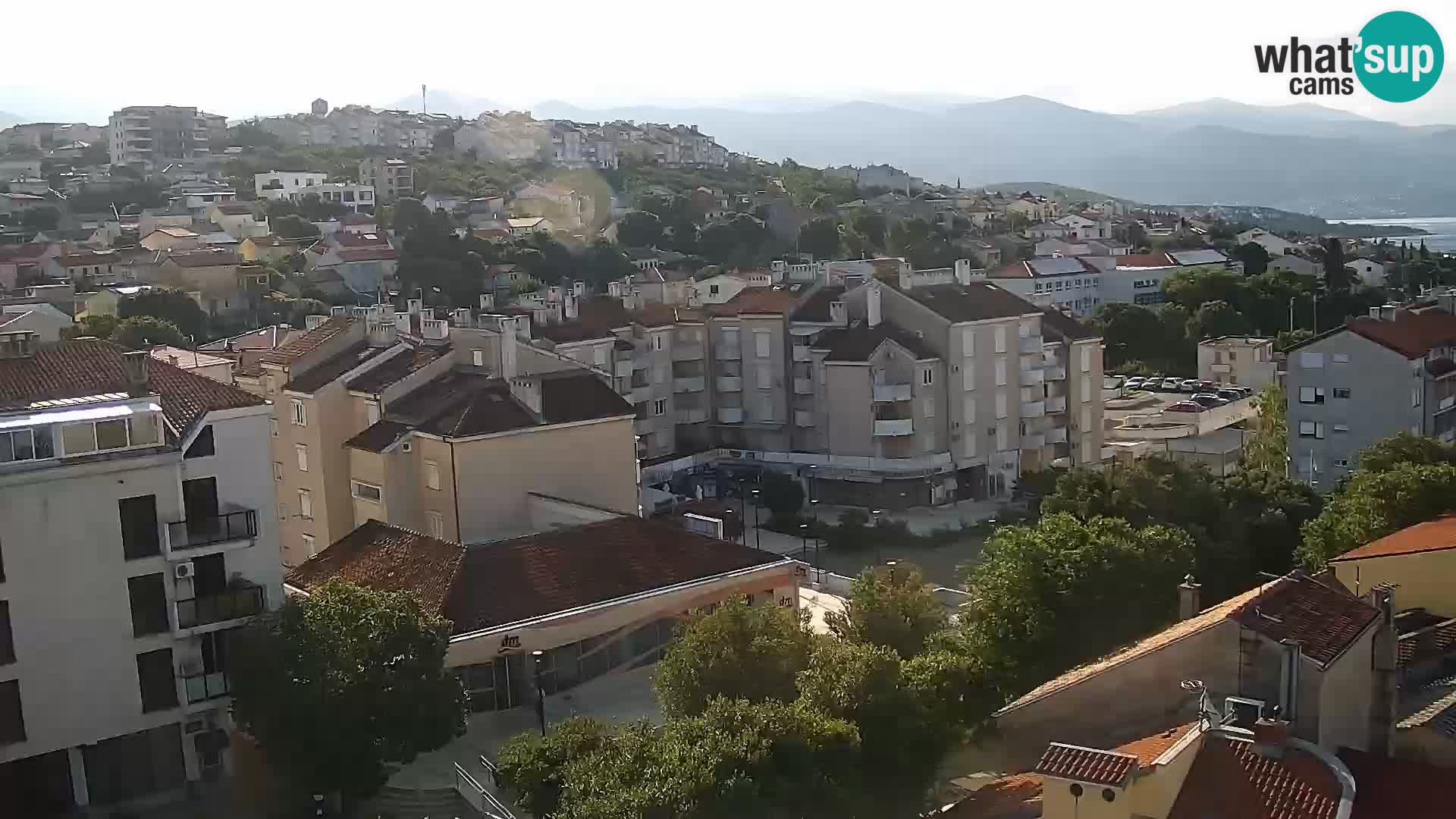Panoramic Novi Vinodolski livecam Dalmatien