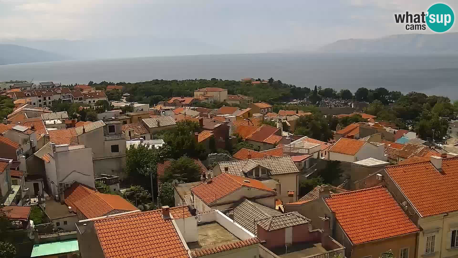 Novi Vinodolski panorama – Dalmacija web kamera