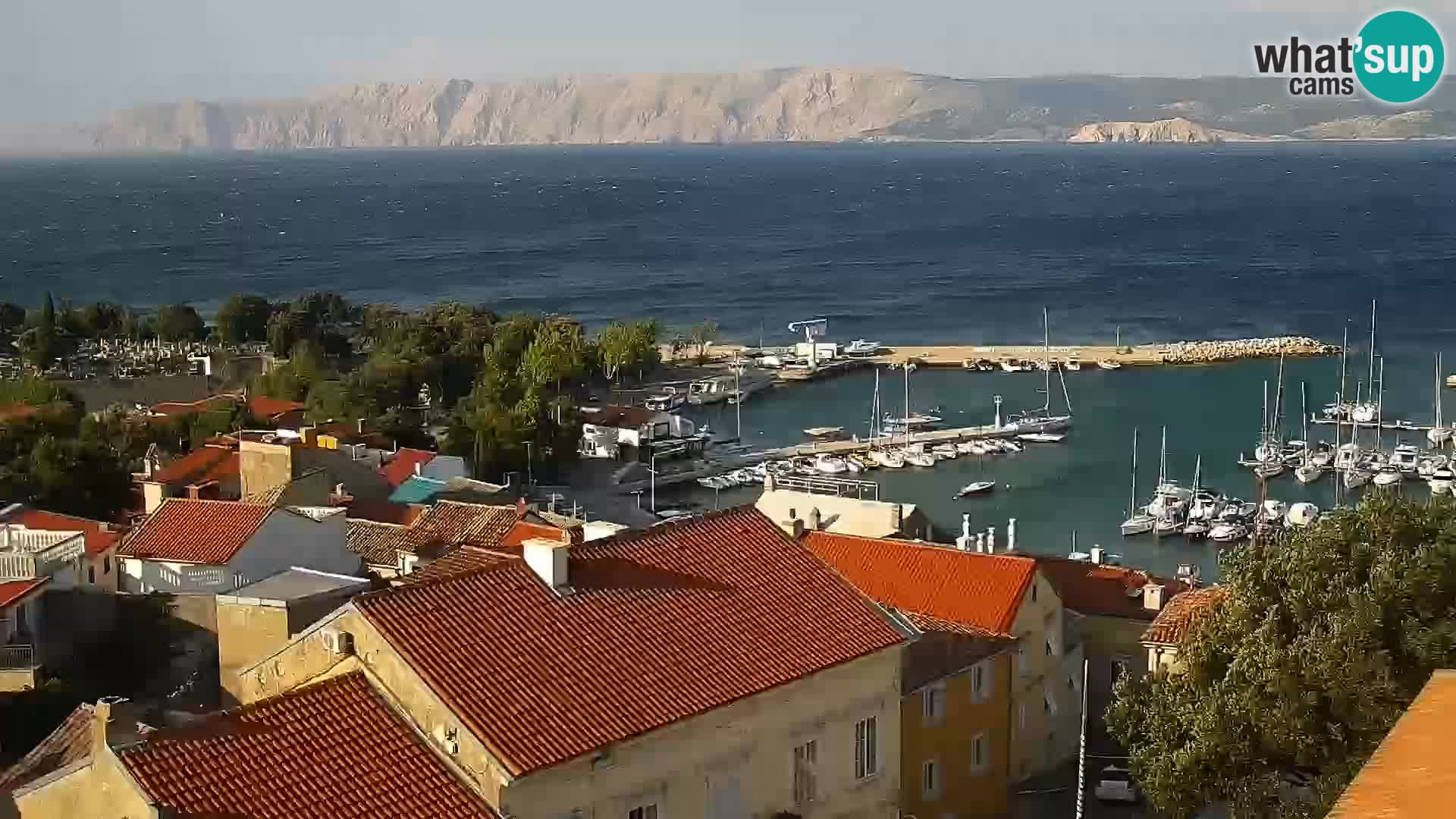 Panoramic webcam Novi Vinodolski – Dalmatia live