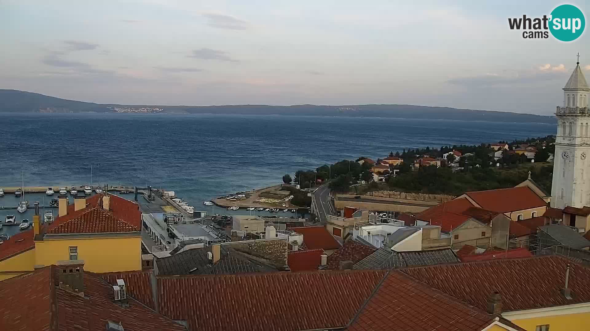 Novi Vinodolski panorama – Dalmacija web kamera