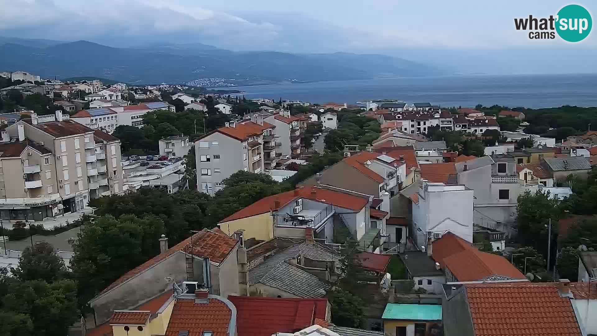 Panoramic Novi Vinodolski livecam Dalmatien