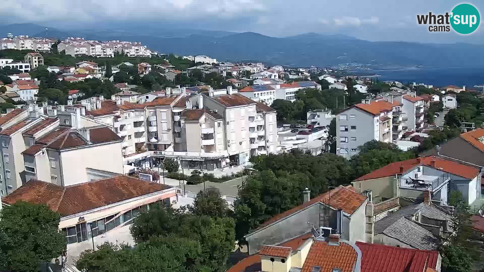 Panoramic Novi Vinodolski livecam Dalmatien