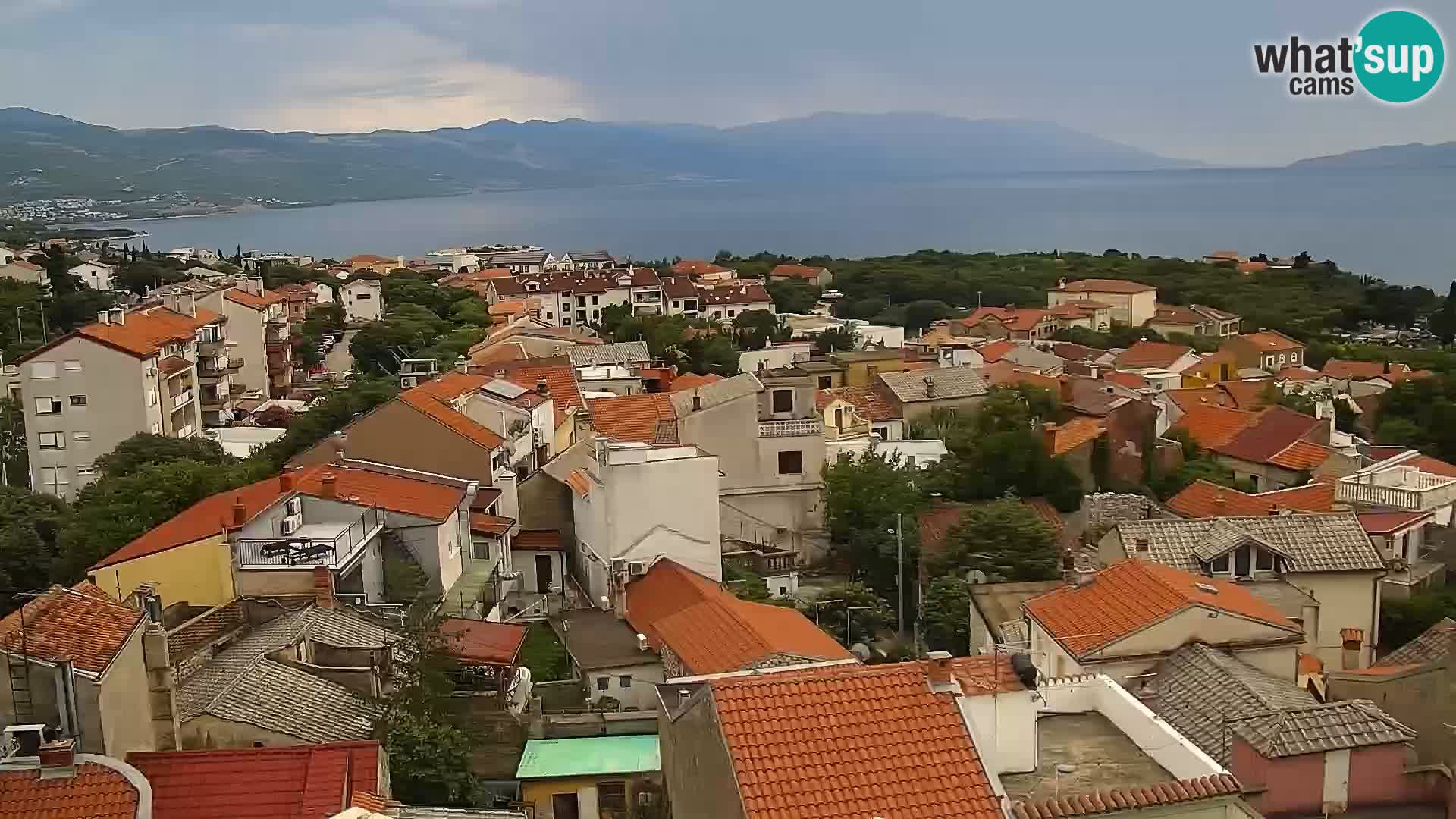 Novi Vinodolski panorama – Dalmacija web kamera