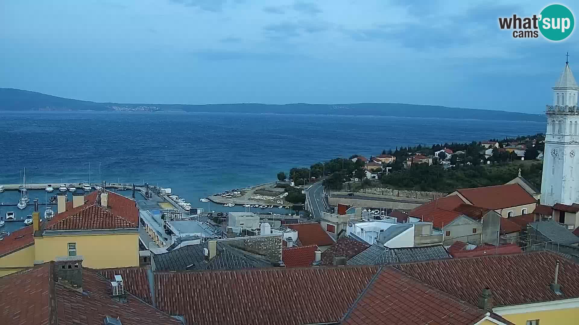 Panoramic Novi Vinodolski livecam Dalmatien
