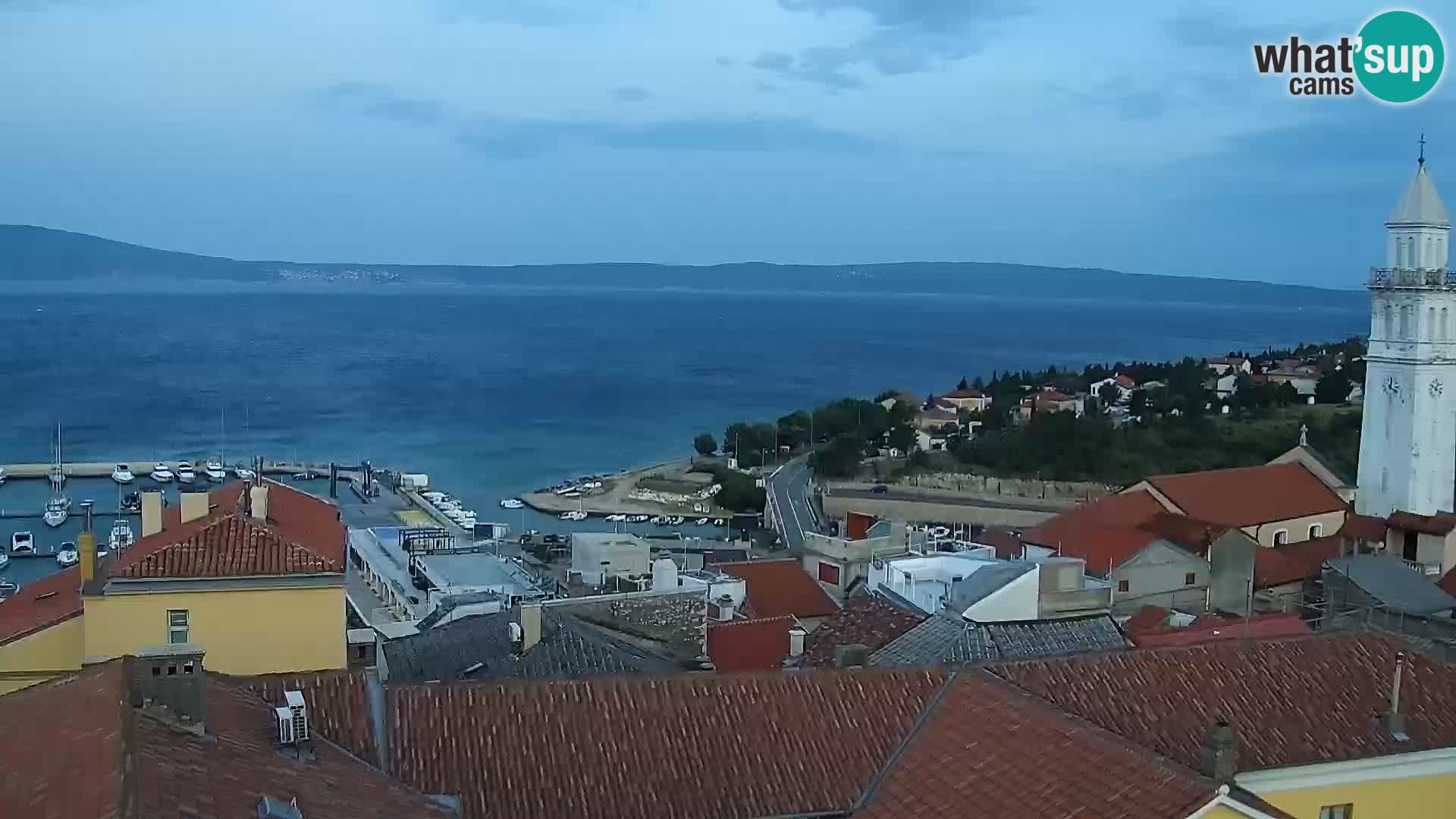 Panoramic webcam Novi Vinodolski – Dalmatia live