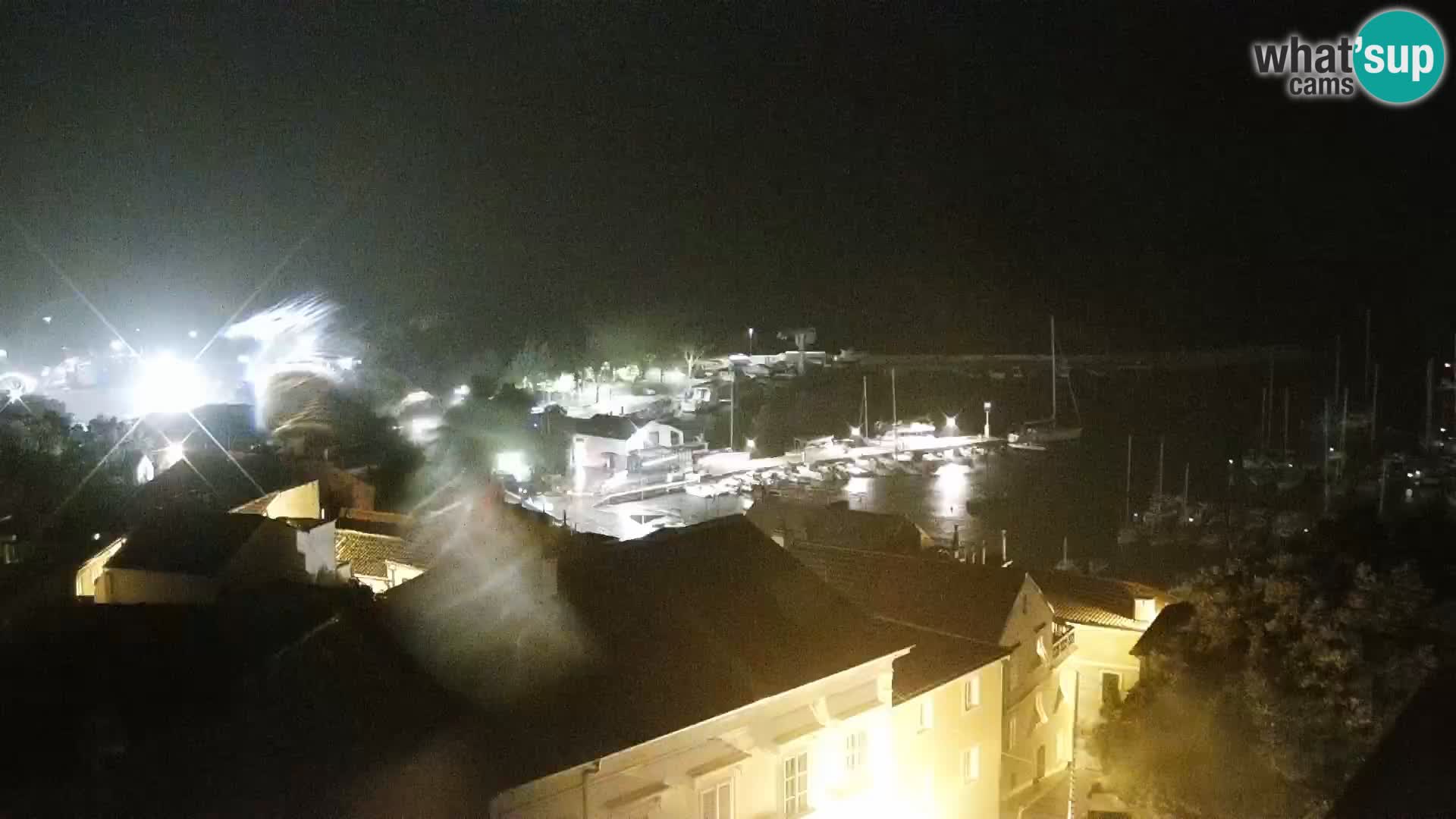 Panoramska spletna kamera Novi Vinodolski – Dalmacija v živo