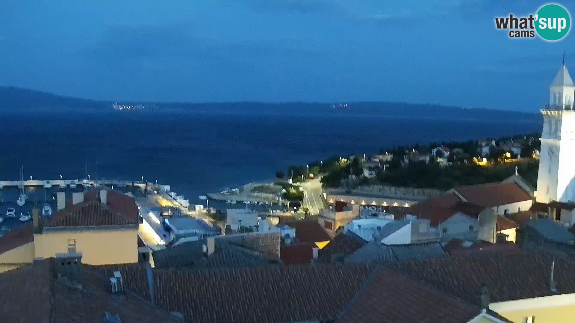 Panoramic webcam Novi Vinodolski – Dalmatia live