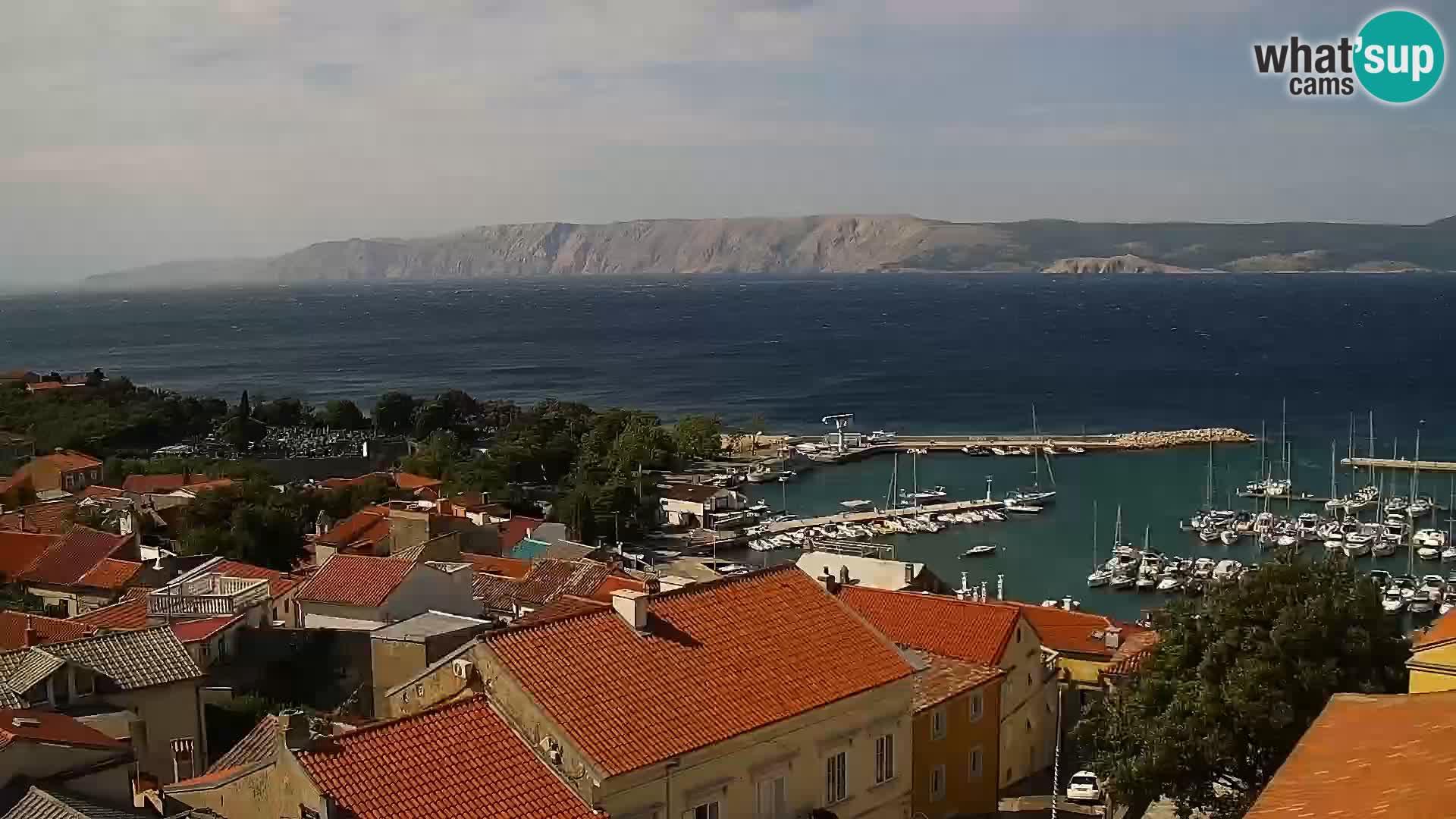 Panoramic webcam Novi Vinodolski – Dalmatia live