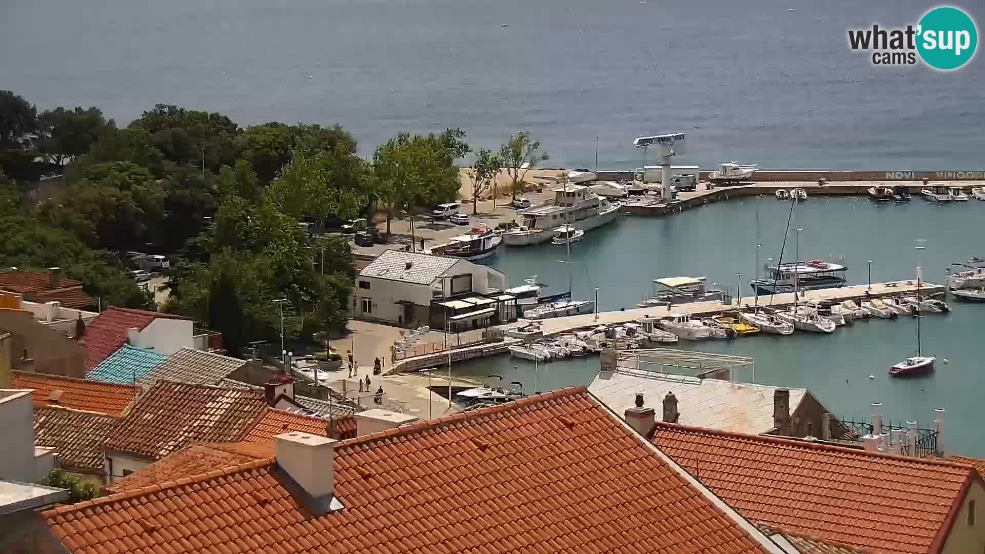 Panoramic webcam Novi Vinodolski – Dalmatia live